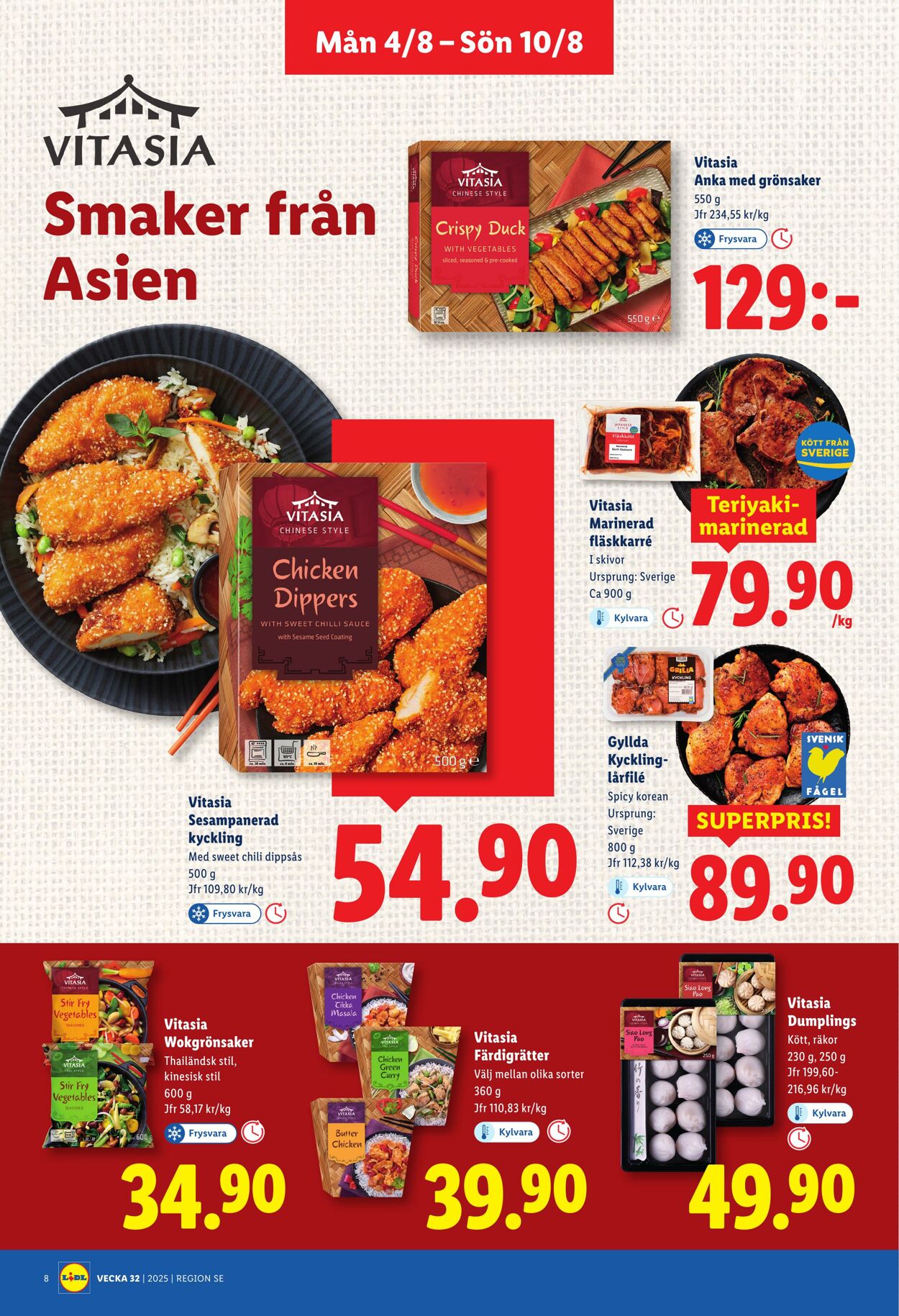 Erbjudanden Lidl 04.08.2025 - 10.08.2025