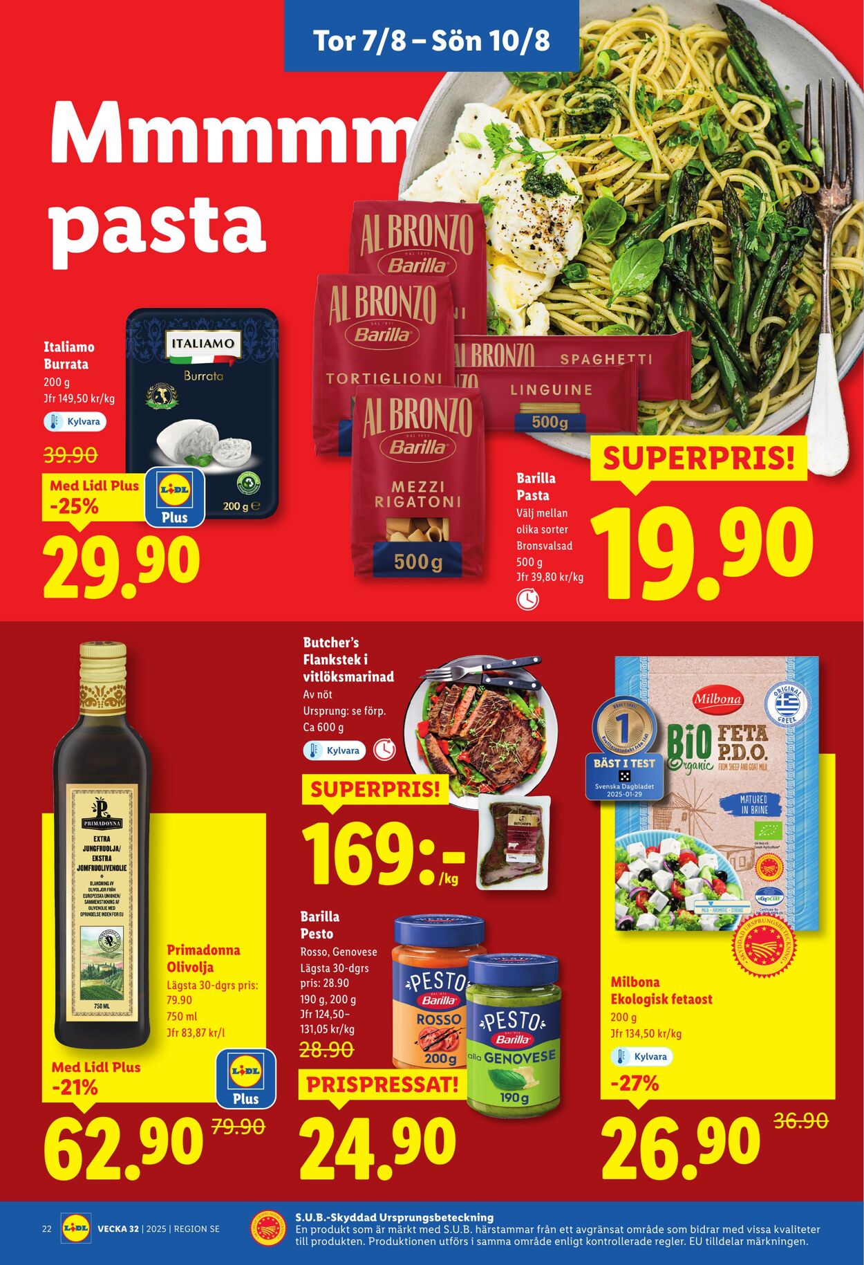 Erbjudanden Lidl 04.08.2025 - 10.08.2025