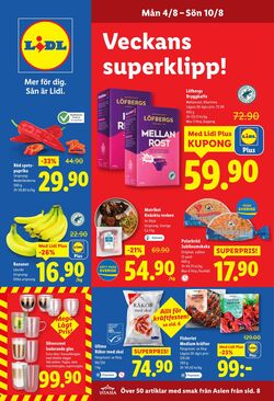 Erbjudanden Lidl 04.08.2025 - 10.08.2025