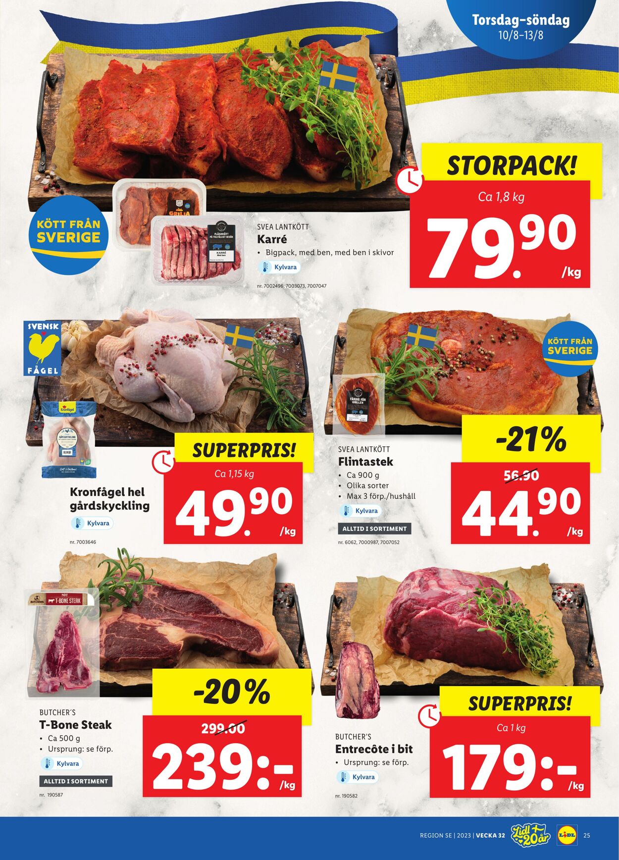 Erbjudanden Lidl 07.08.2023 - 13.08.2023