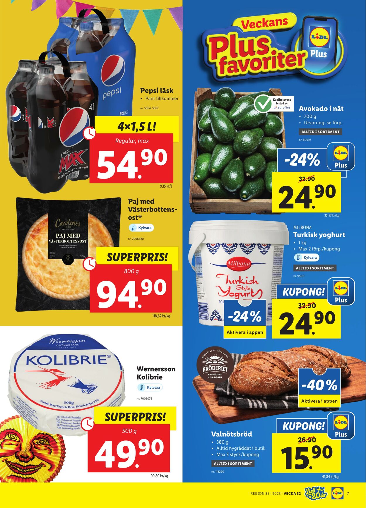 Erbjudanden Lidl 07.08.2023 - 13.08.2023