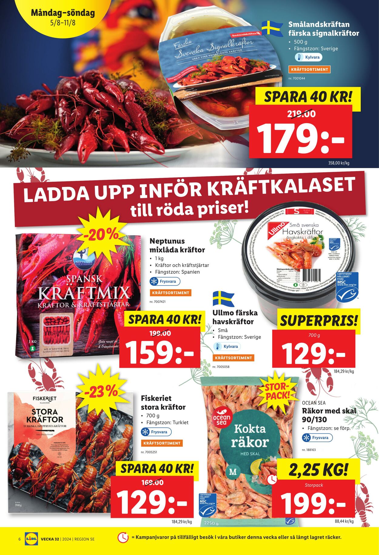 Erbjudanden Lidl 05.08.2024 - 11.08.2024