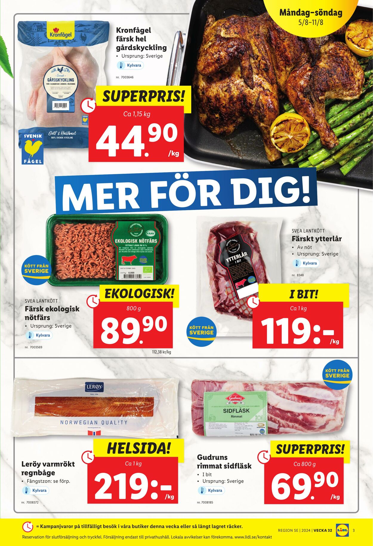 Erbjudanden Lidl 05.08.2024 - 11.08.2024