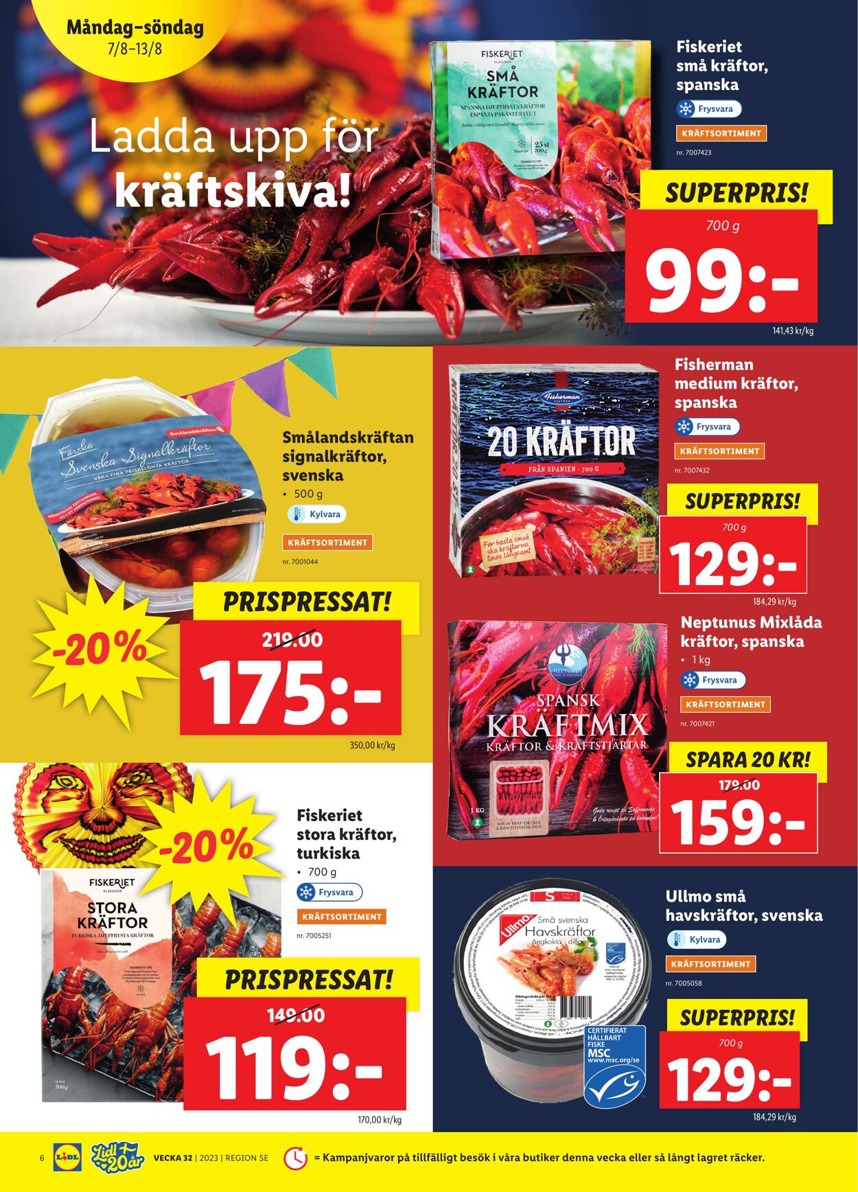 Erbjudanden Lidl 07.08.2023 - 13.08.2023