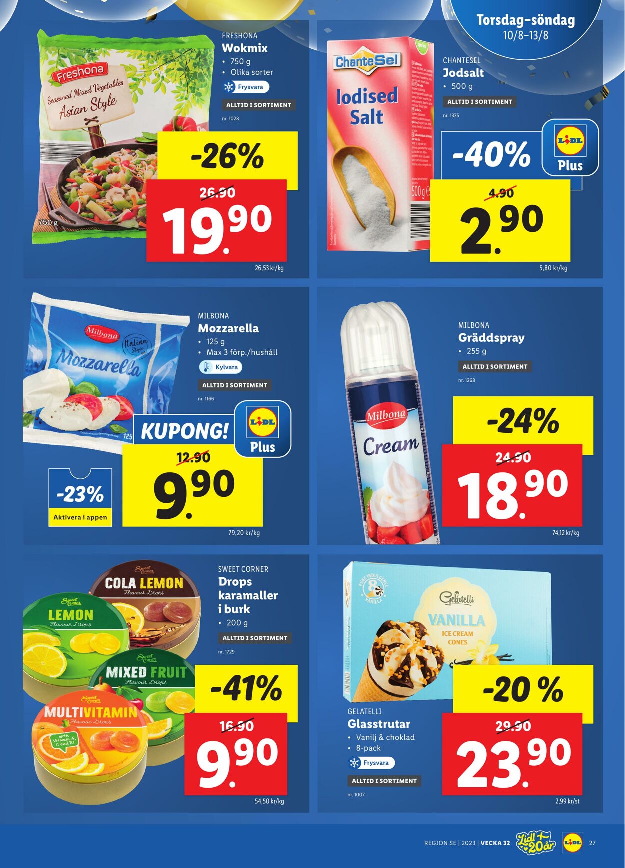 Erbjudanden Lidl 07.08.2023 - 13.08.2023