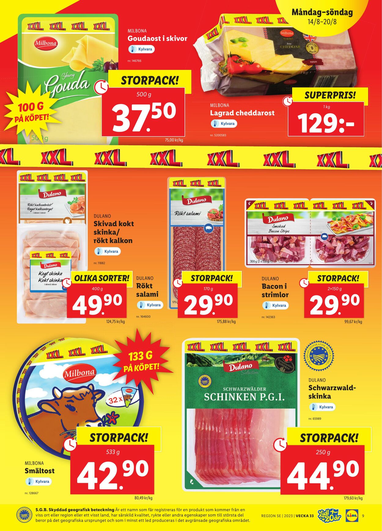 Erbjudanden Lidl 14.08.2023 - 20.08.2023