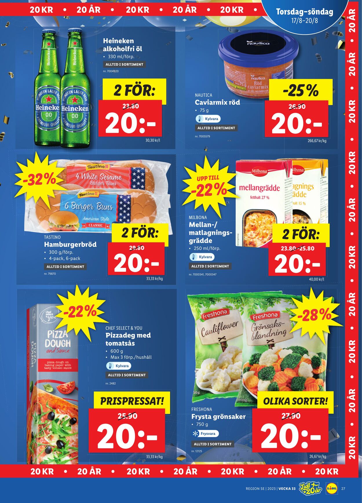 Erbjudanden Lidl 14.08.2023 - 20.08.2023