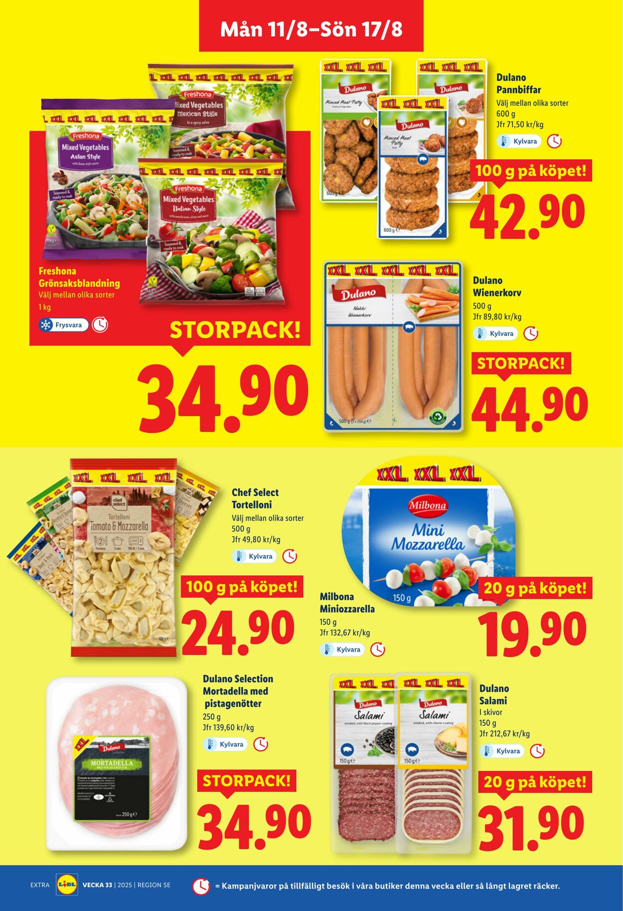 Erbjudanden Lidl 11.08.2025 - 17.08.2025