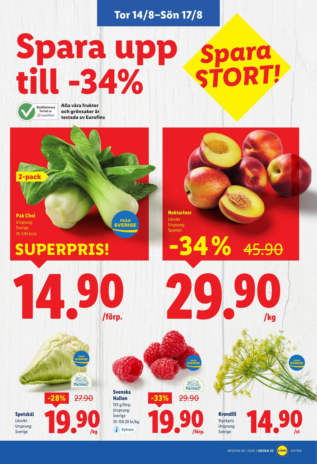 Erbjudanden Lidl 11.08.2025 - 17.08.2025