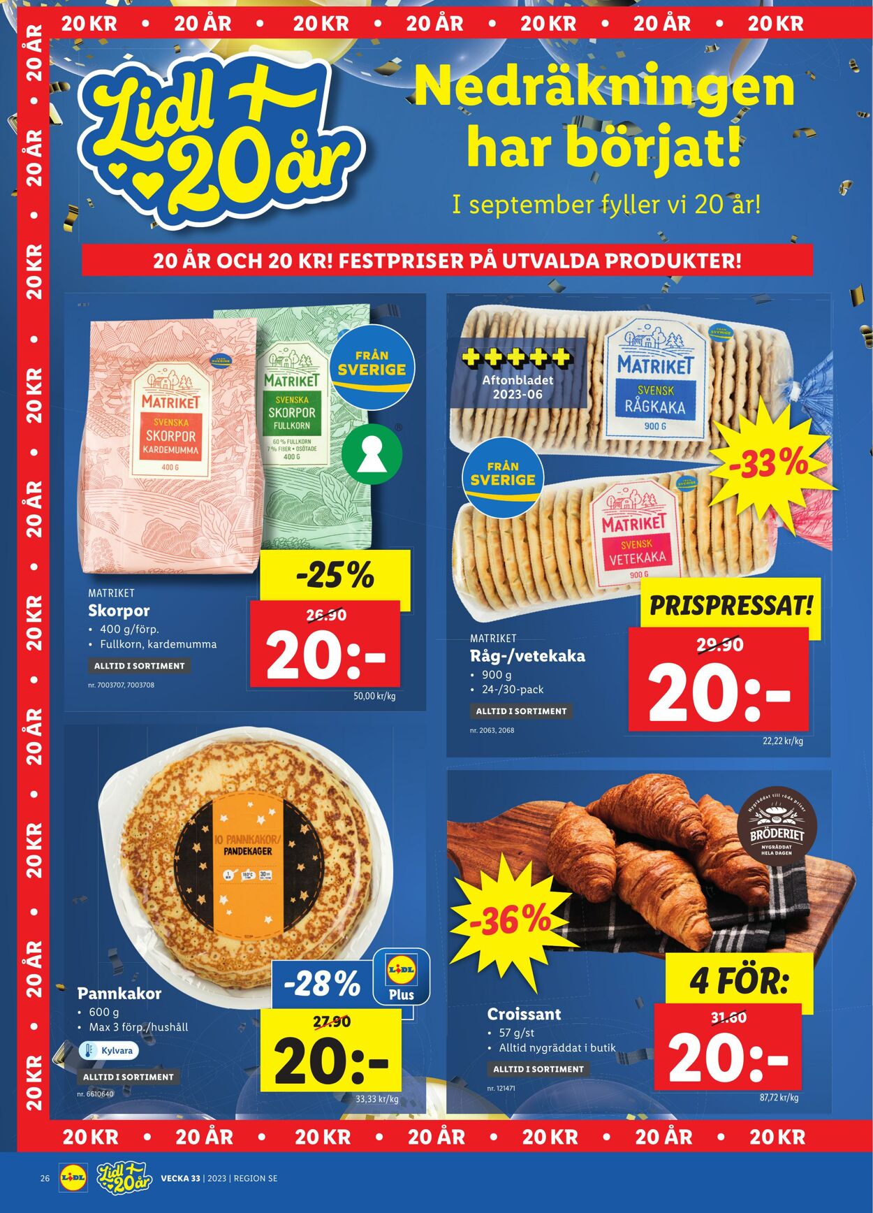 Erbjudanden Lidl 14.08.2023 - 20.08.2023