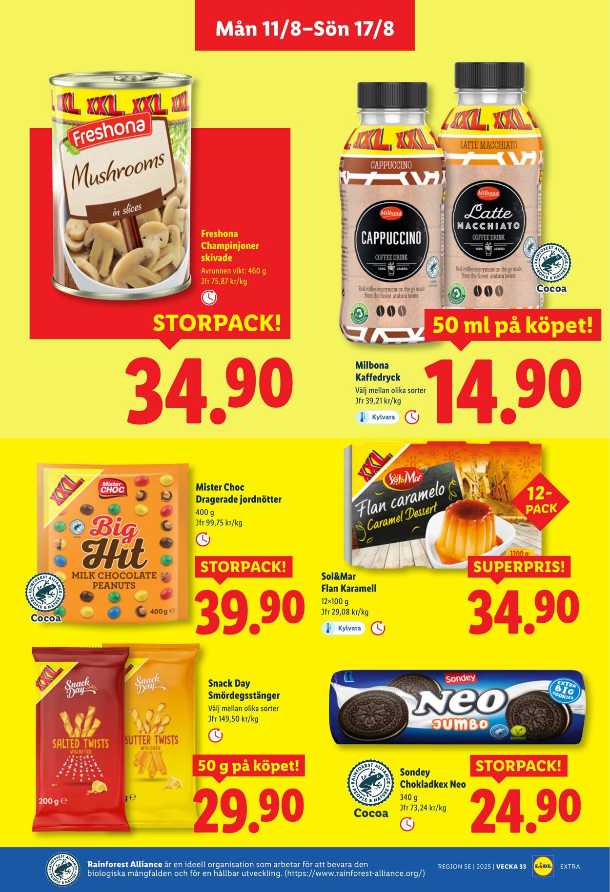 Erbjudanden Lidl 11.08.2025 - 17.08.2025