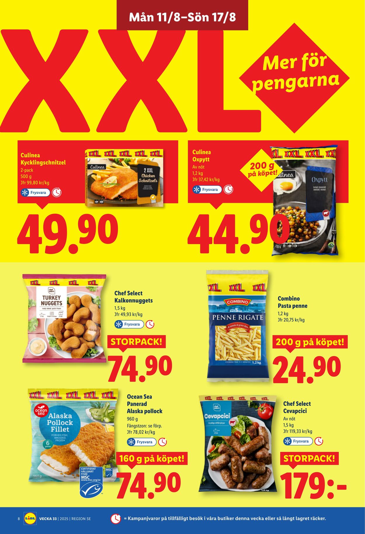 Erbjudanden Lidl 11.08.2025 - 17.08.2025