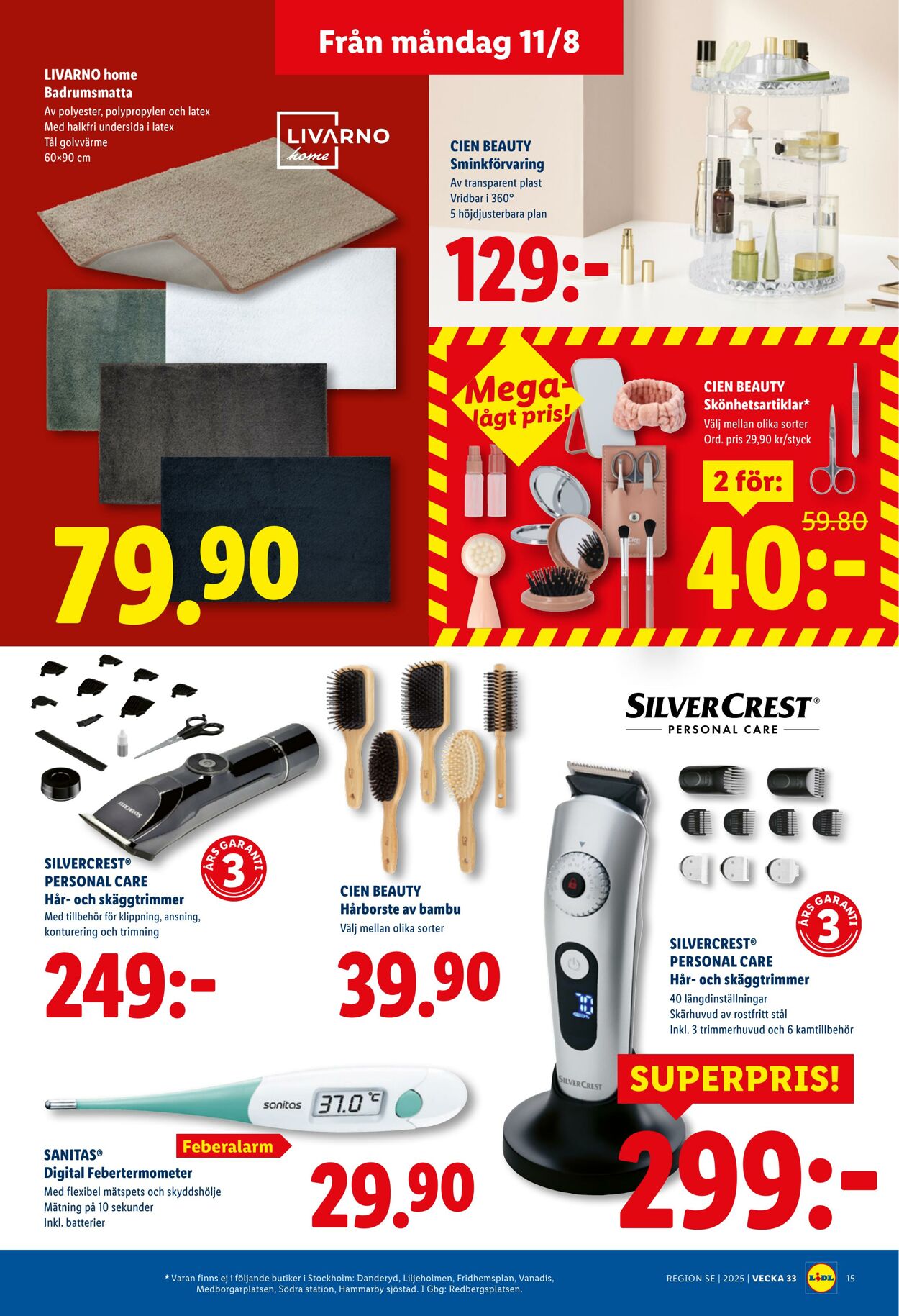 Erbjudanden Lidl 11.08.2025 - 17.08.2025
