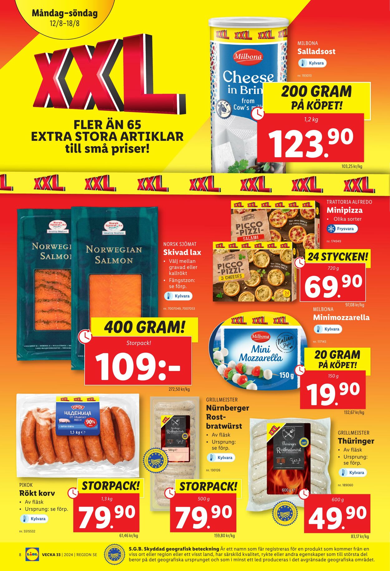 Erbjudanden Lidl 12.08.2024 - 18.08.2024