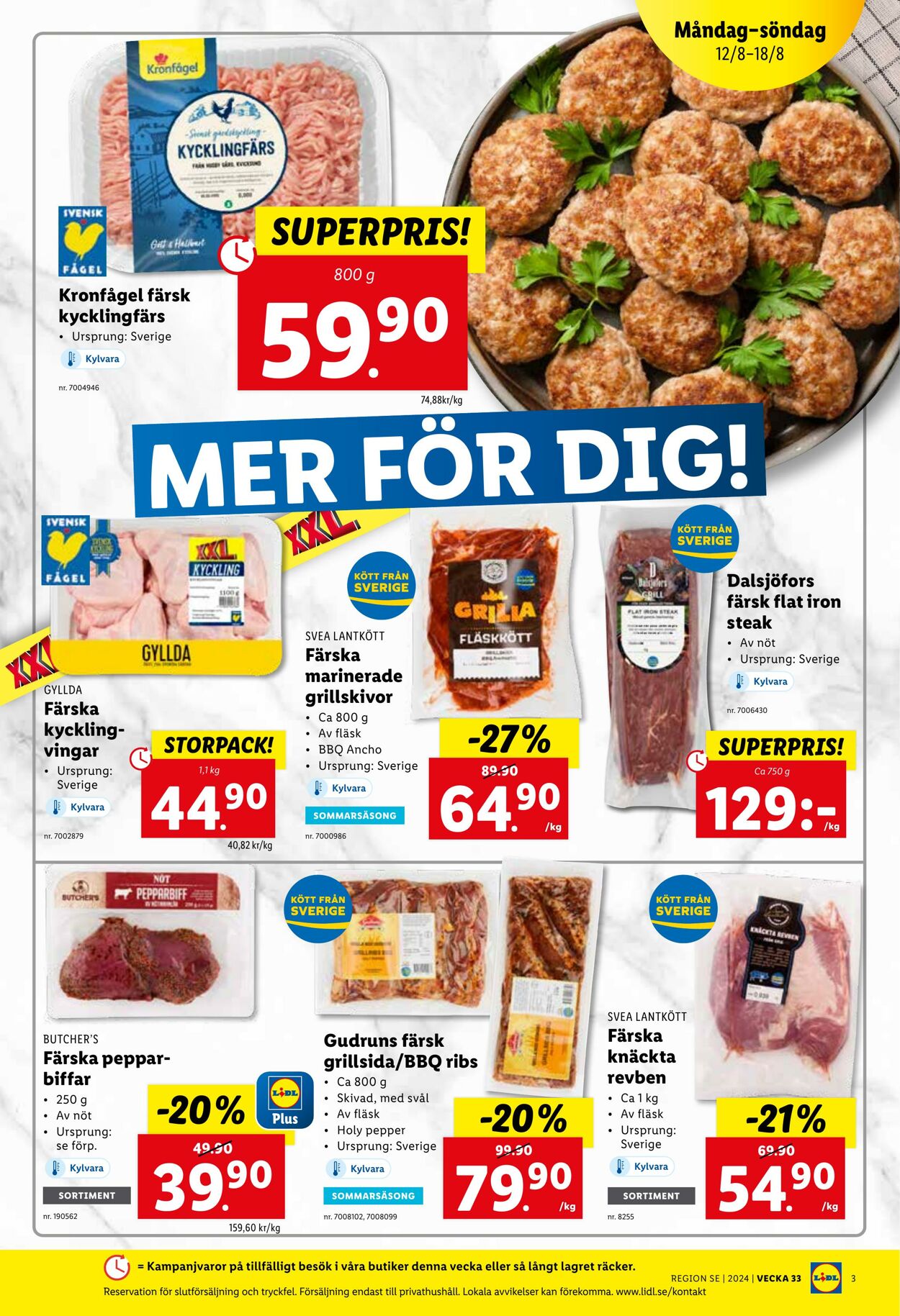 Erbjudanden Lidl 12.08.2024 - 18.08.2024