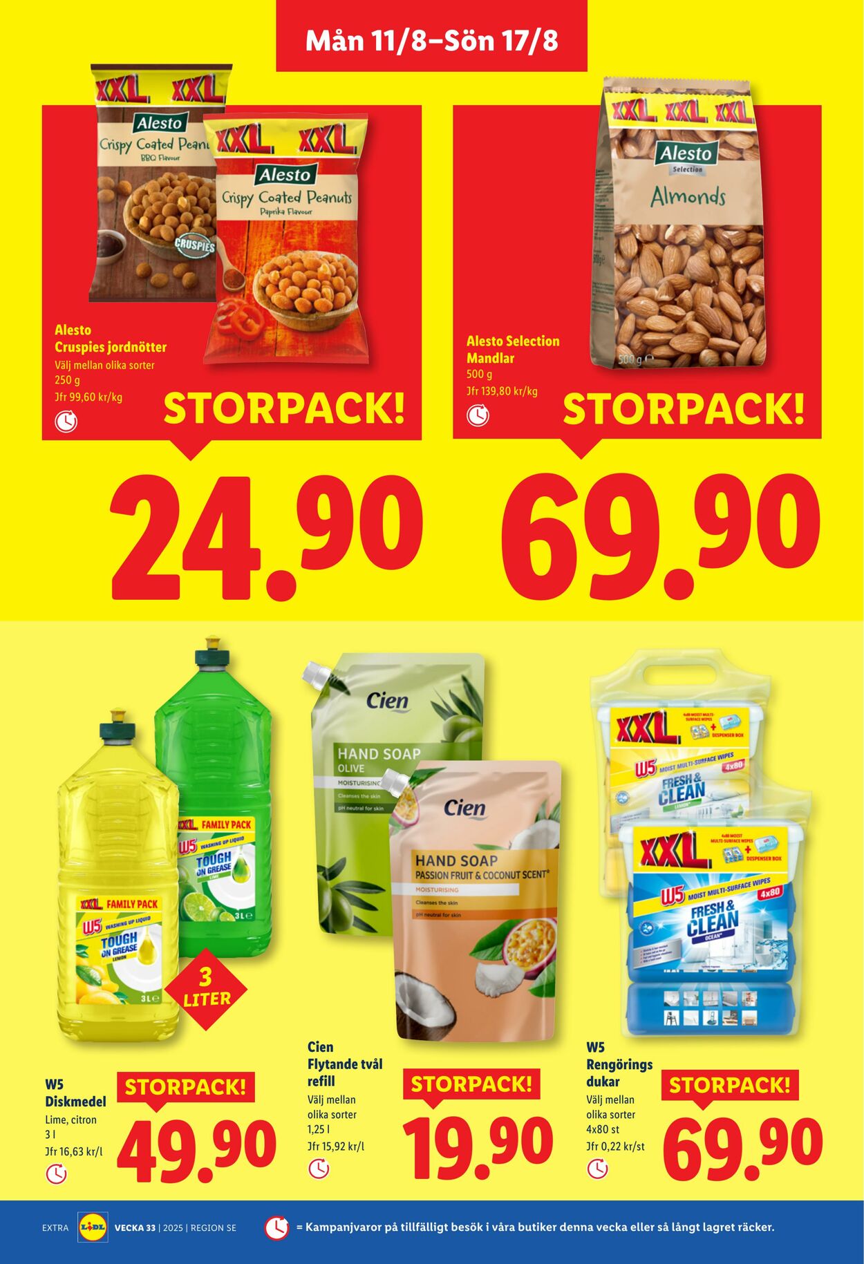 Erbjudanden Lidl 11.08.2025 - 17.08.2025
