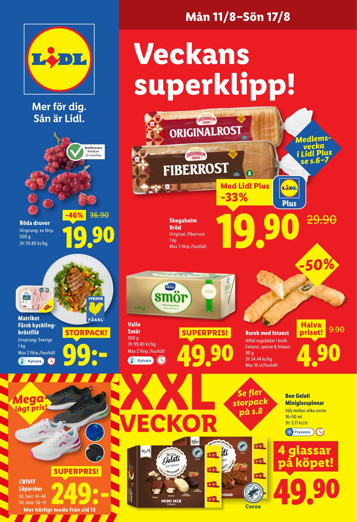Erbjudanden Lidl 11.08.2025 - 17.08.2025