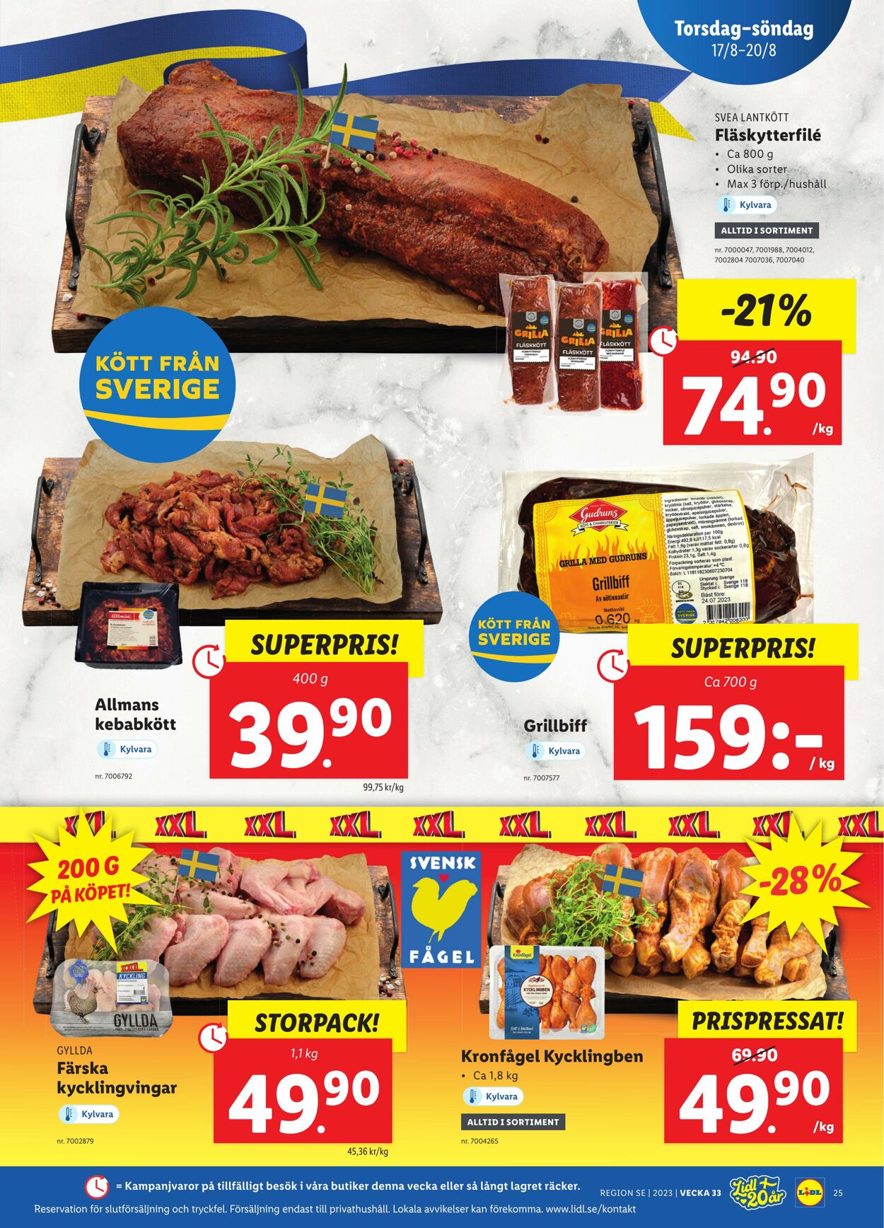 Erbjudanden Lidl 14.08.2023 - 20.08.2023