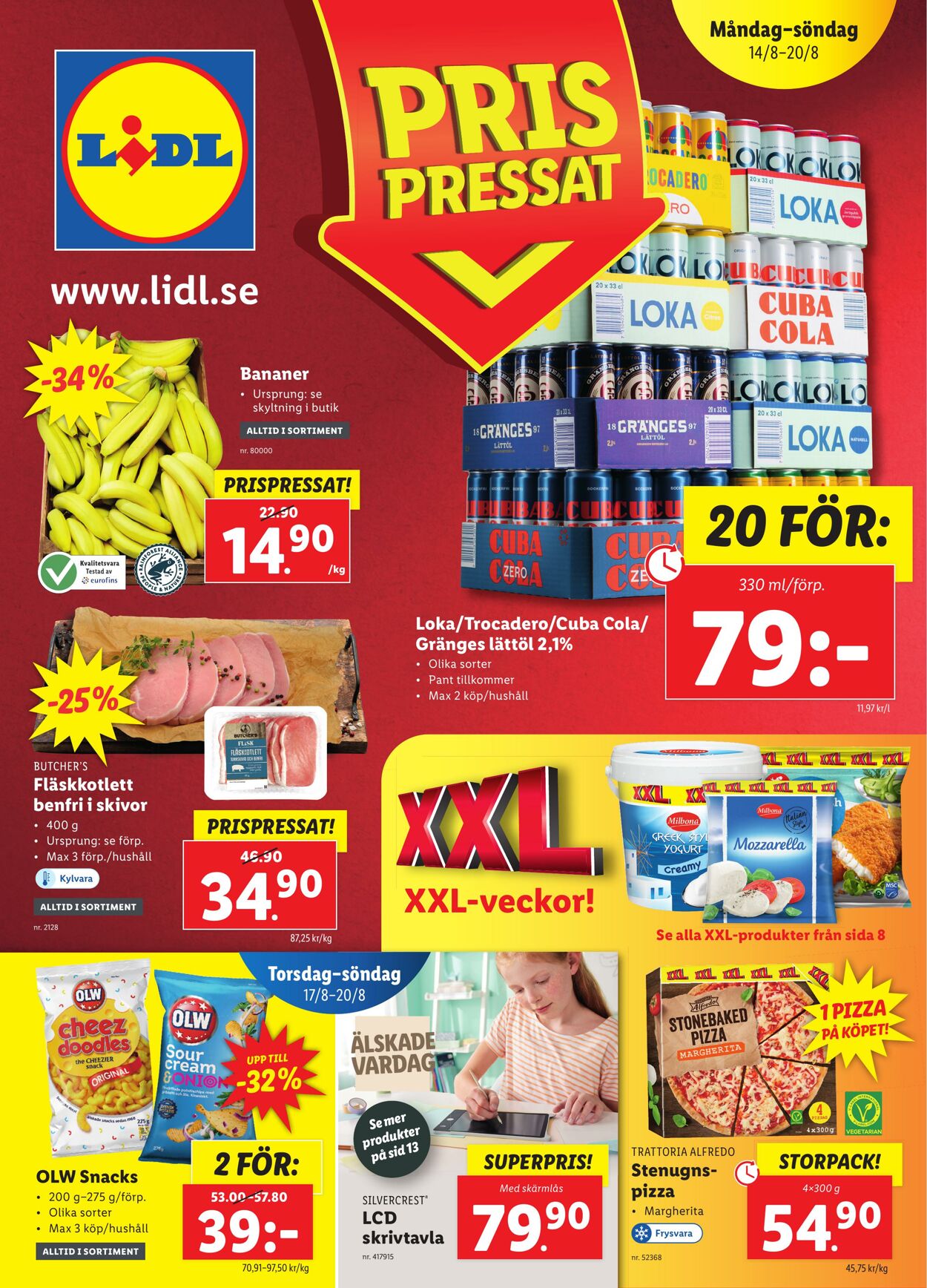 Erbjudanden Lidl 14.08.2023 - 20.08.2023