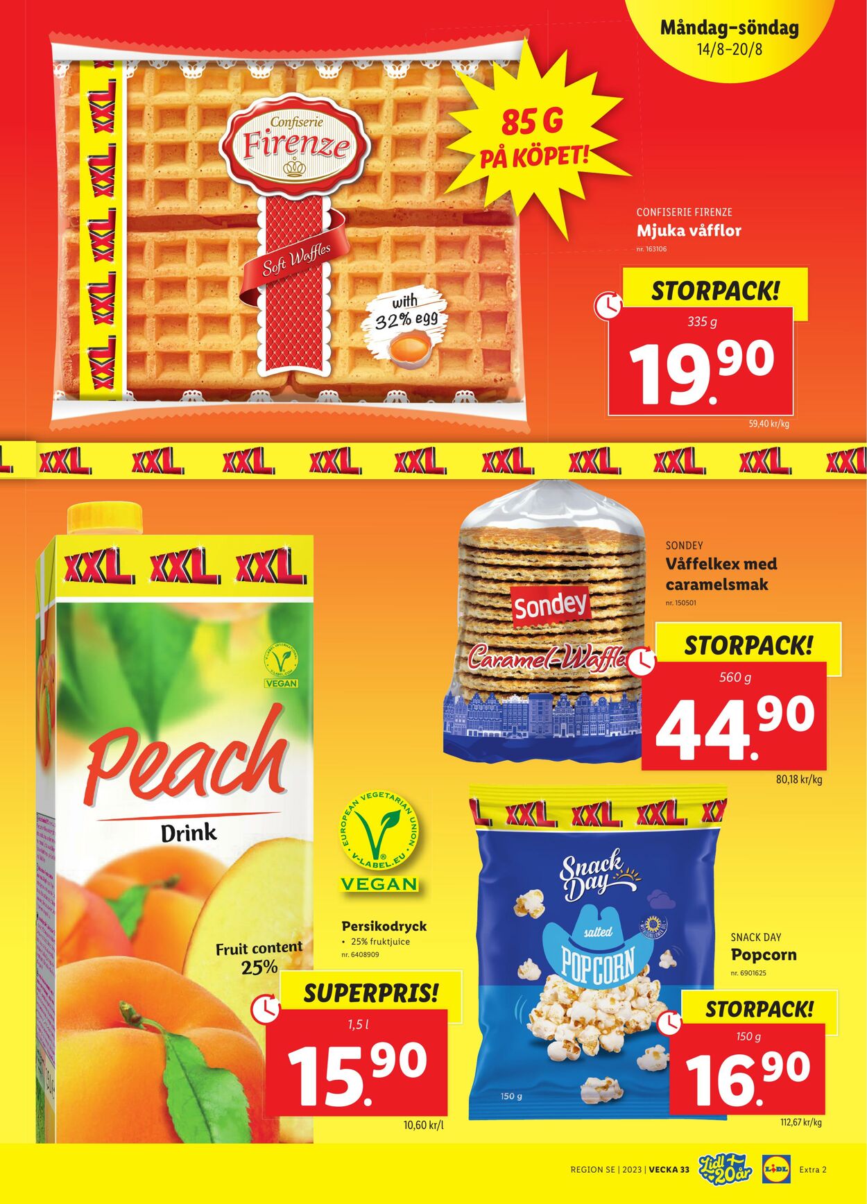 Erbjudanden Lidl 14.08.2023 - 20.08.2023