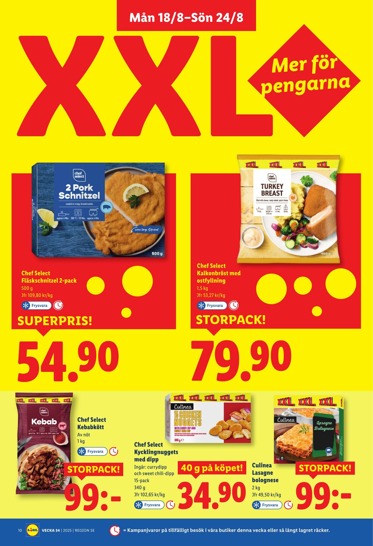 Erbjudanden Lidl 18.08.2025 - 24.08.2025