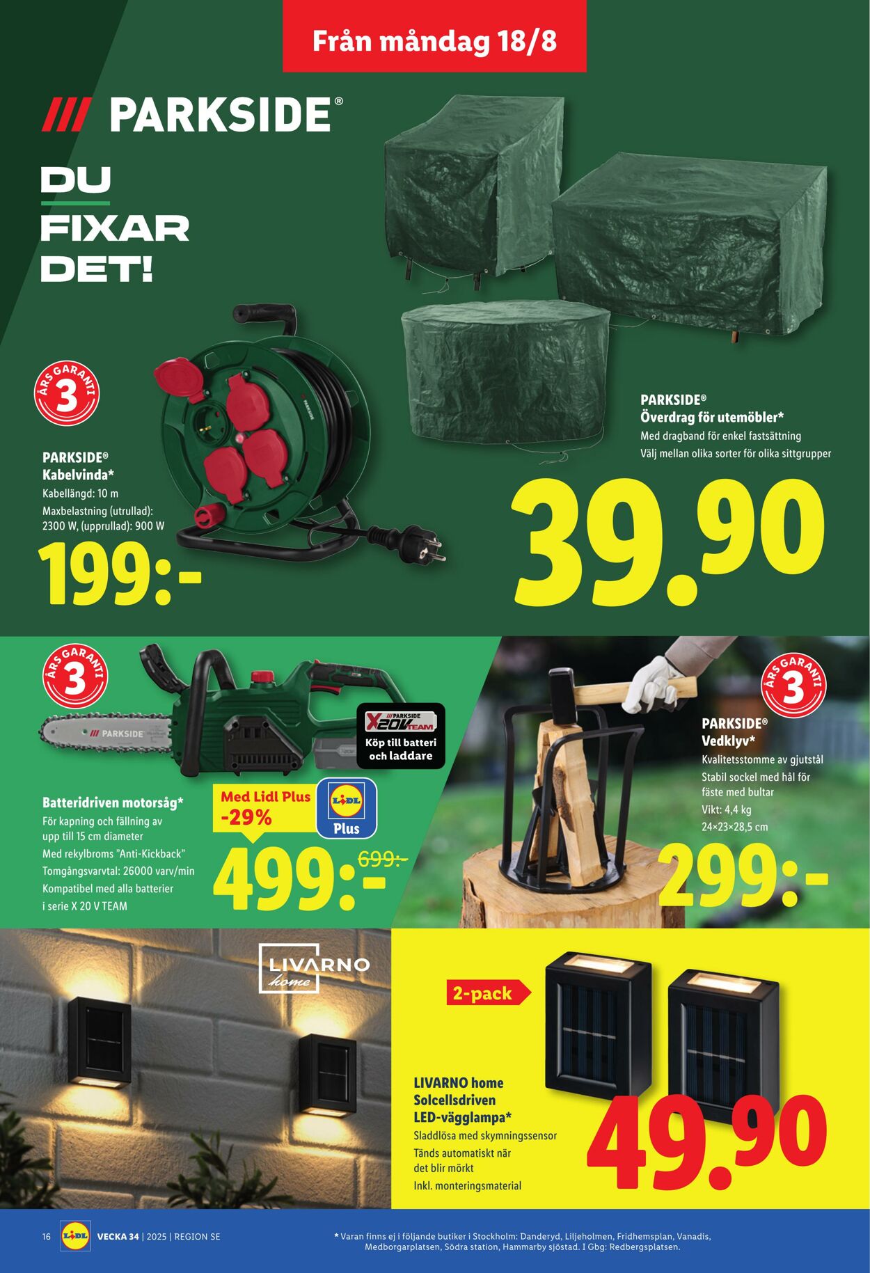 Erbjudanden Lidl 18.08.2025 - 24.08.2025
