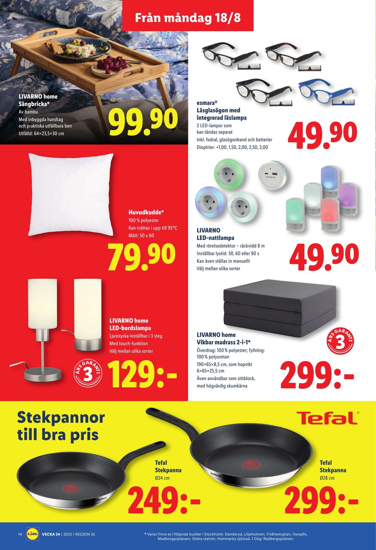 Erbjudanden Lidl 18.08.2025 - 24.08.2025
