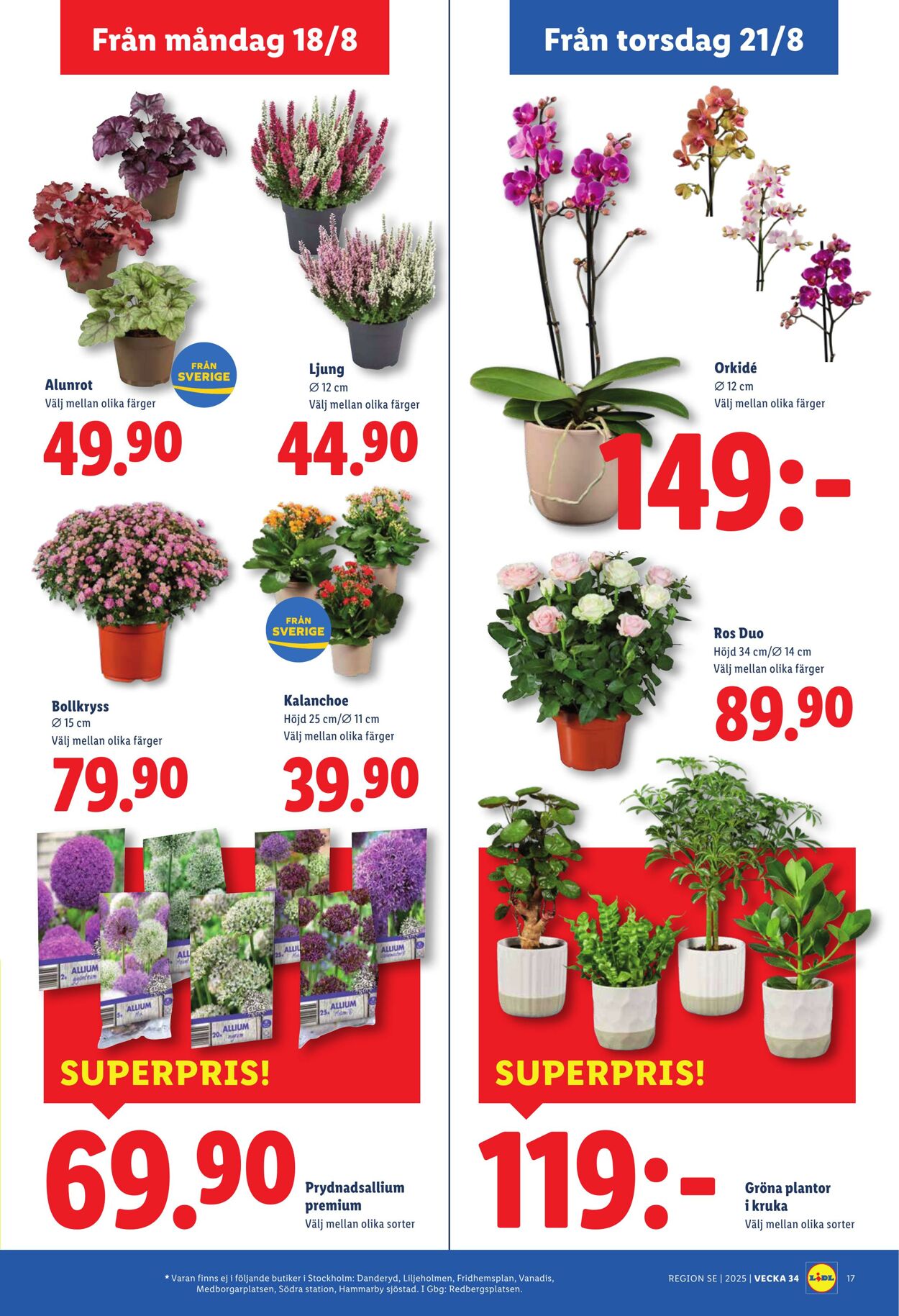 Erbjudanden Lidl 18.08.2025 - 24.08.2025