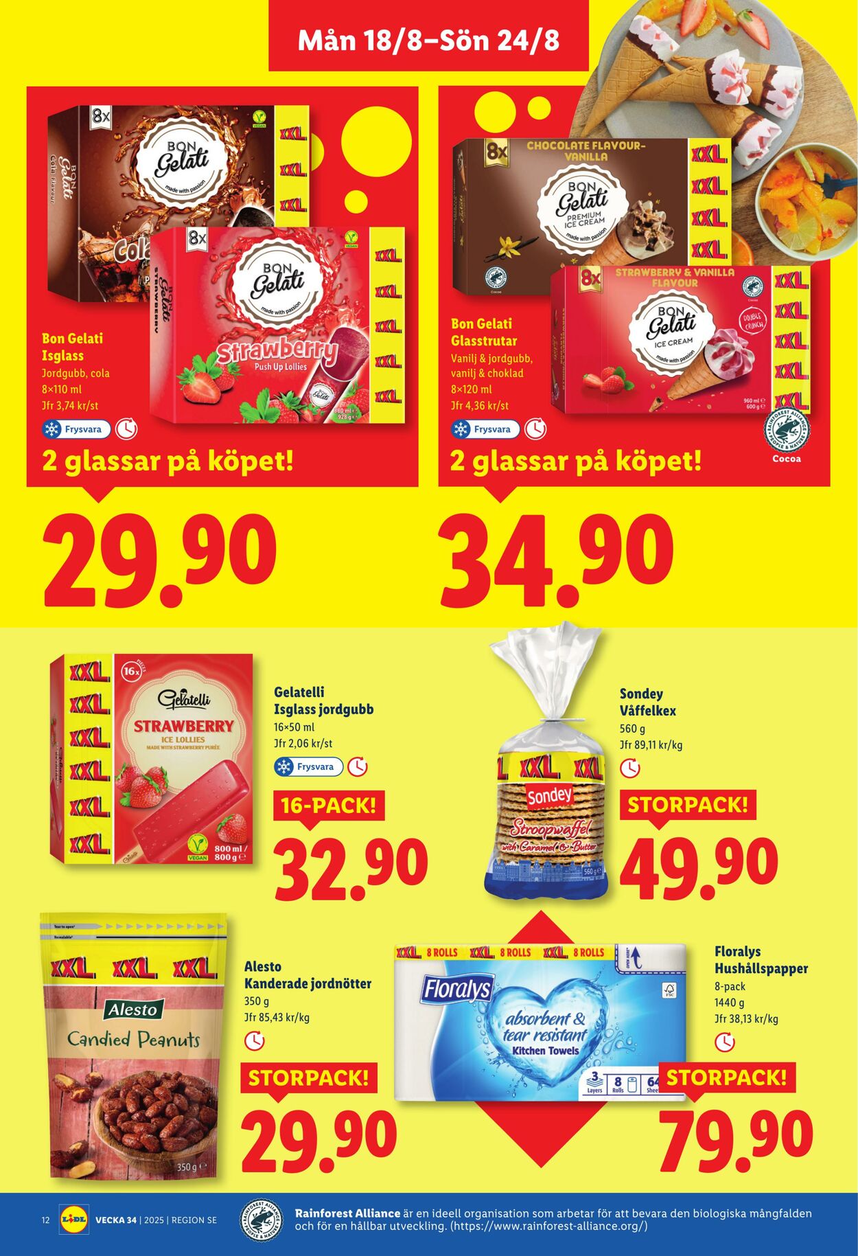 Erbjudanden Lidl 18.08.2025 - 24.08.2025