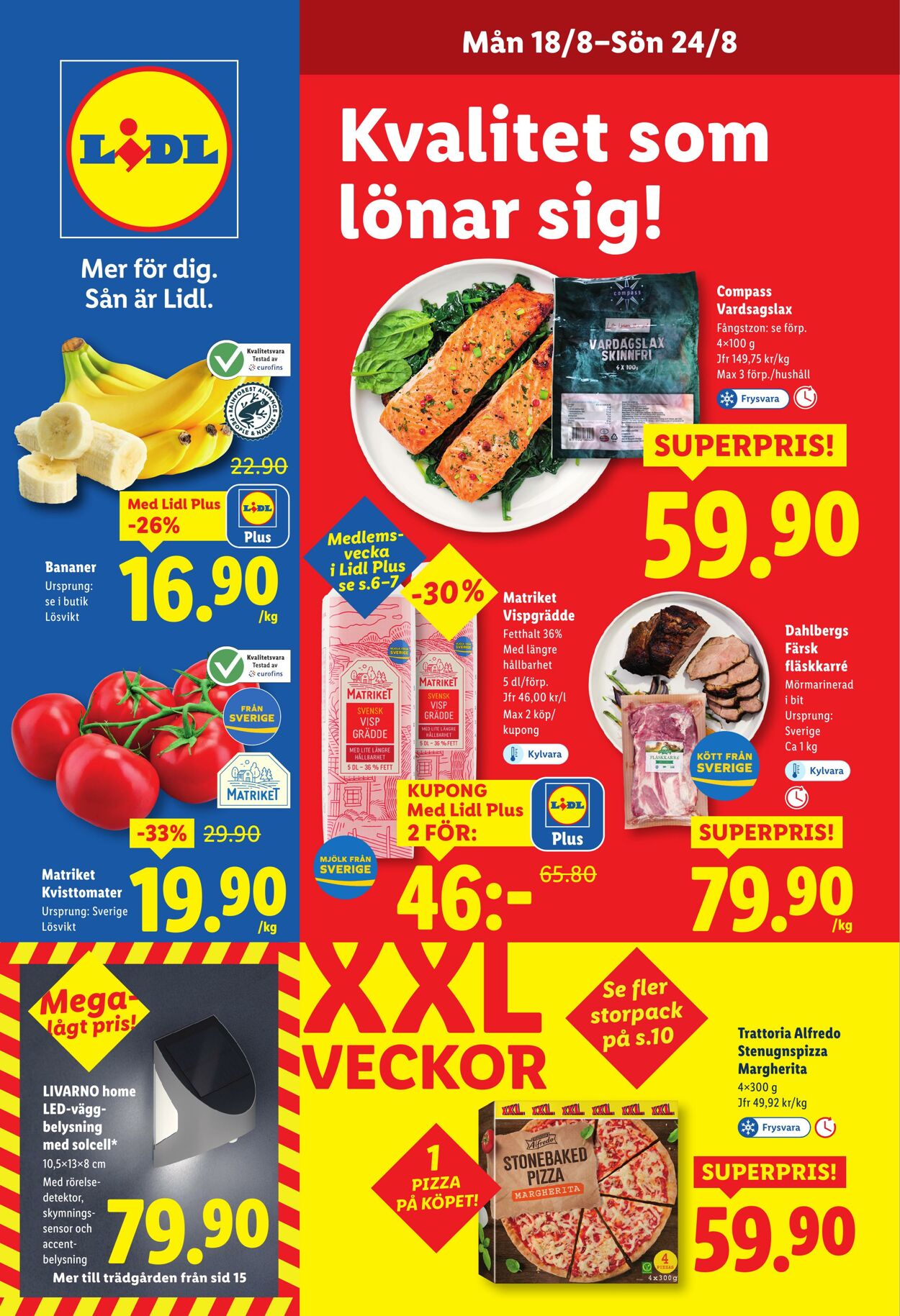 Erbjudanden Lidl 18.08.2025 - 24.08.2025