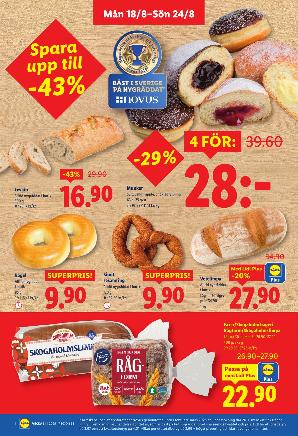 Erbjudanden Lidl 18.08.2025 - 24.08.2025