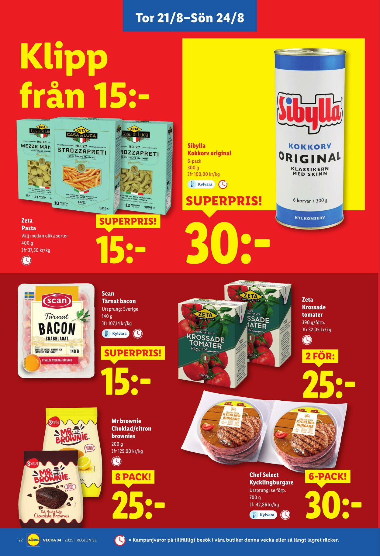 Erbjudanden Lidl 18.08.2025 - 24.08.2025