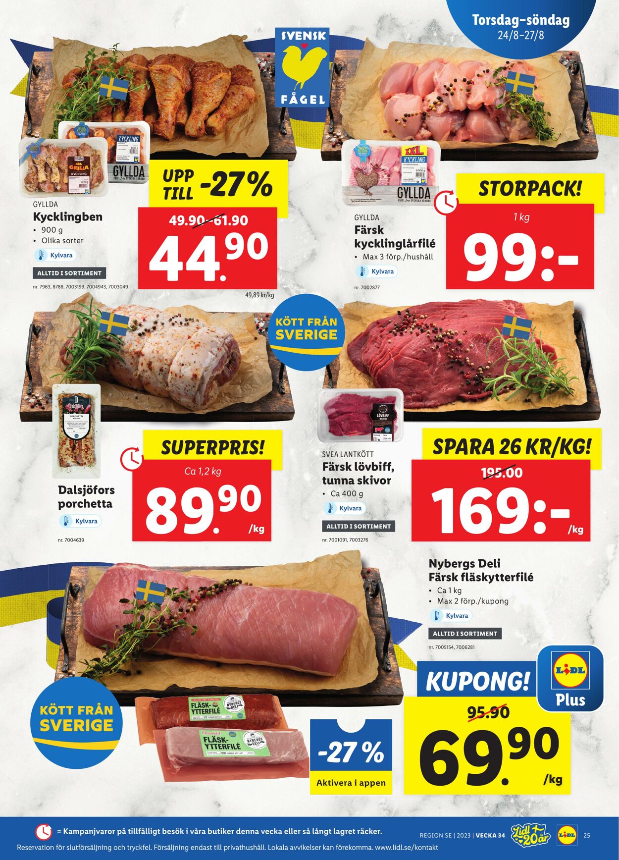 Erbjudanden Lidl 21.08.2023 - 27.08.2023