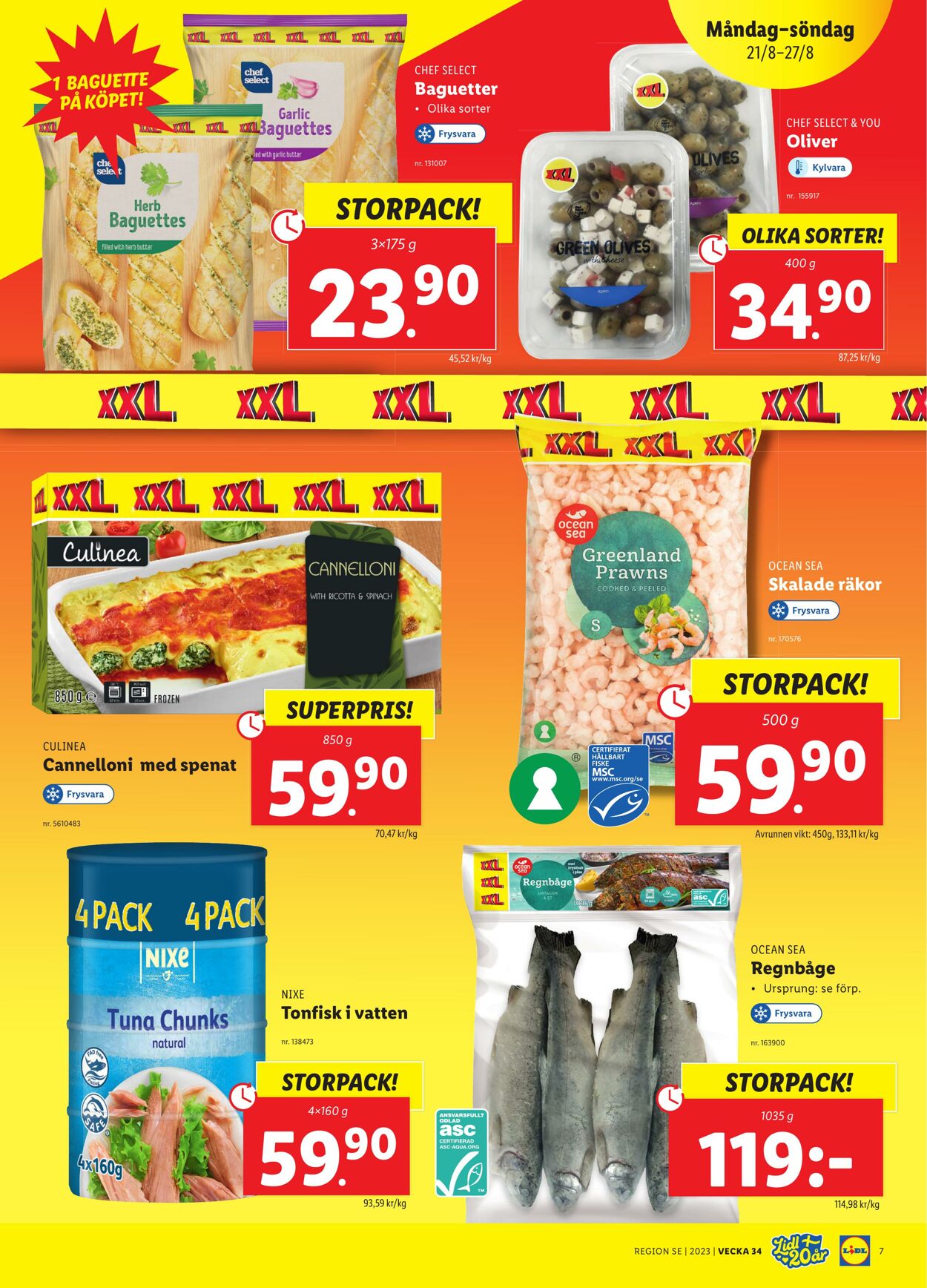 Erbjudanden Lidl 21.08.2023 - 27.08.2023