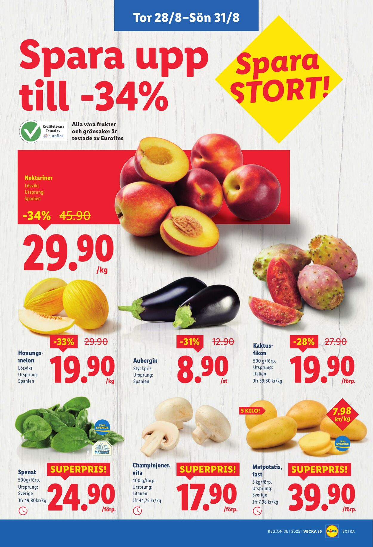 Erbjudanden Lidl 25.08.2025 - 31.08.2025