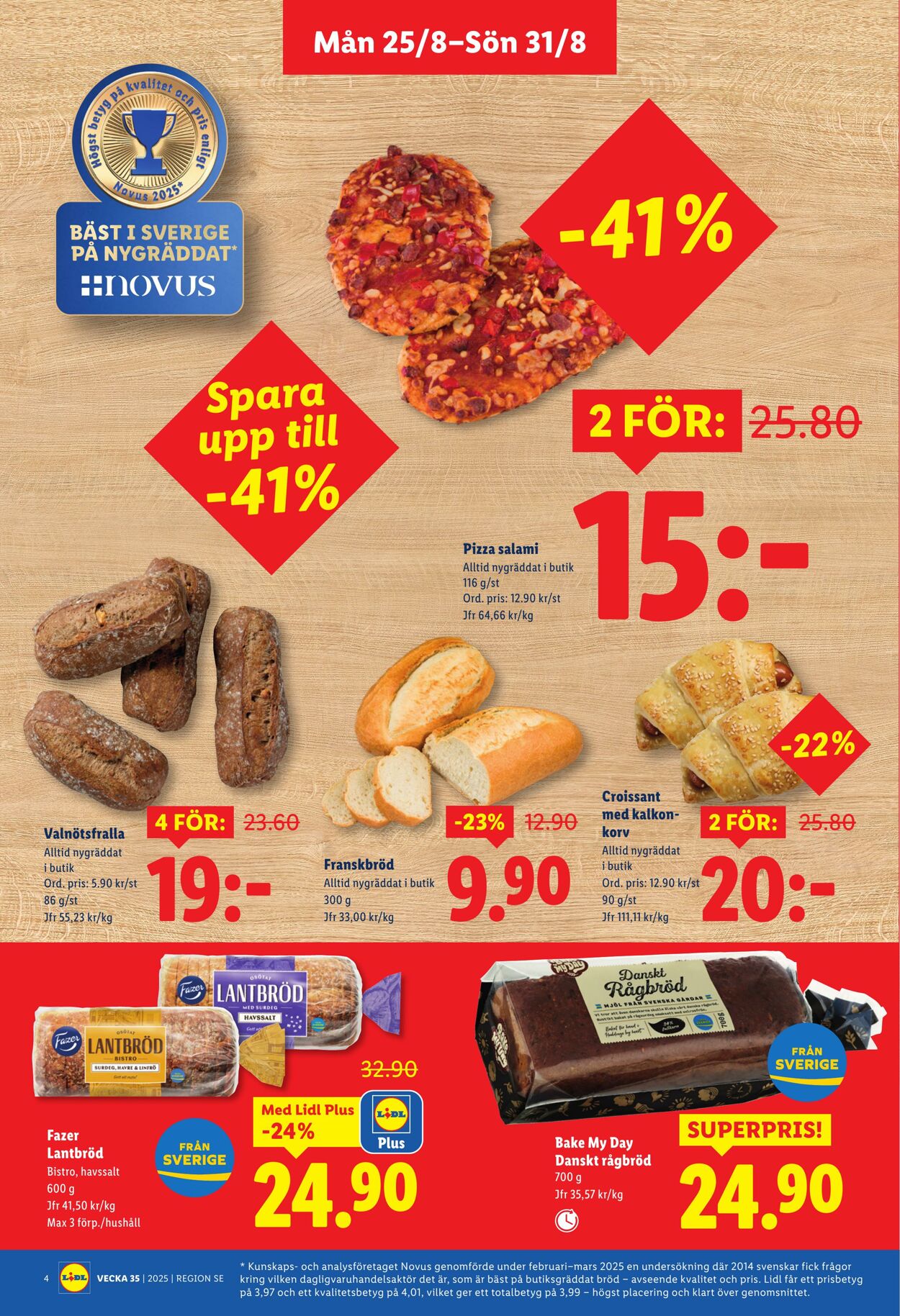 Erbjudanden Lidl 25.08.2025 - 31.08.2025