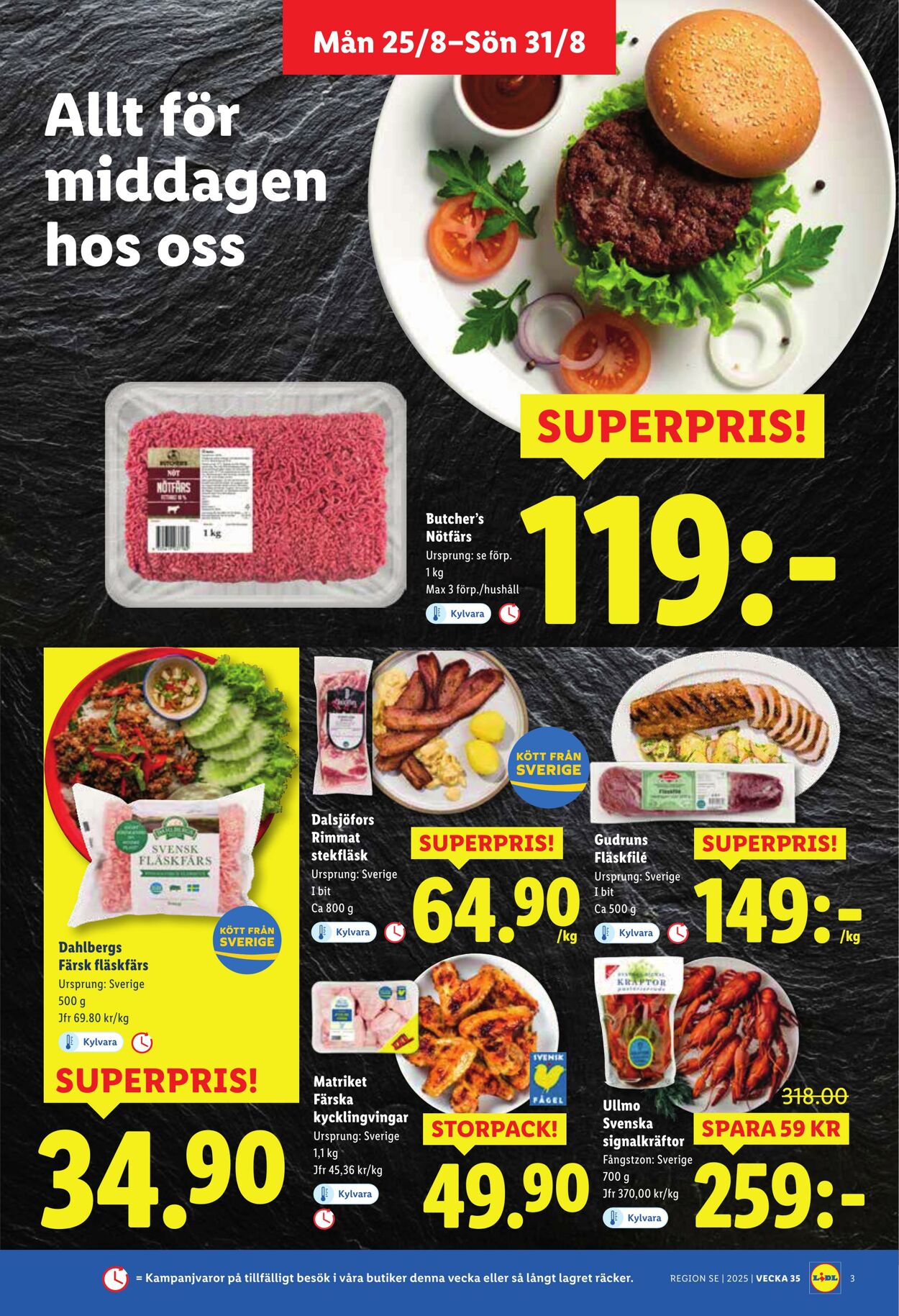 Erbjudanden Lidl 25.08.2025 - 31.08.2025