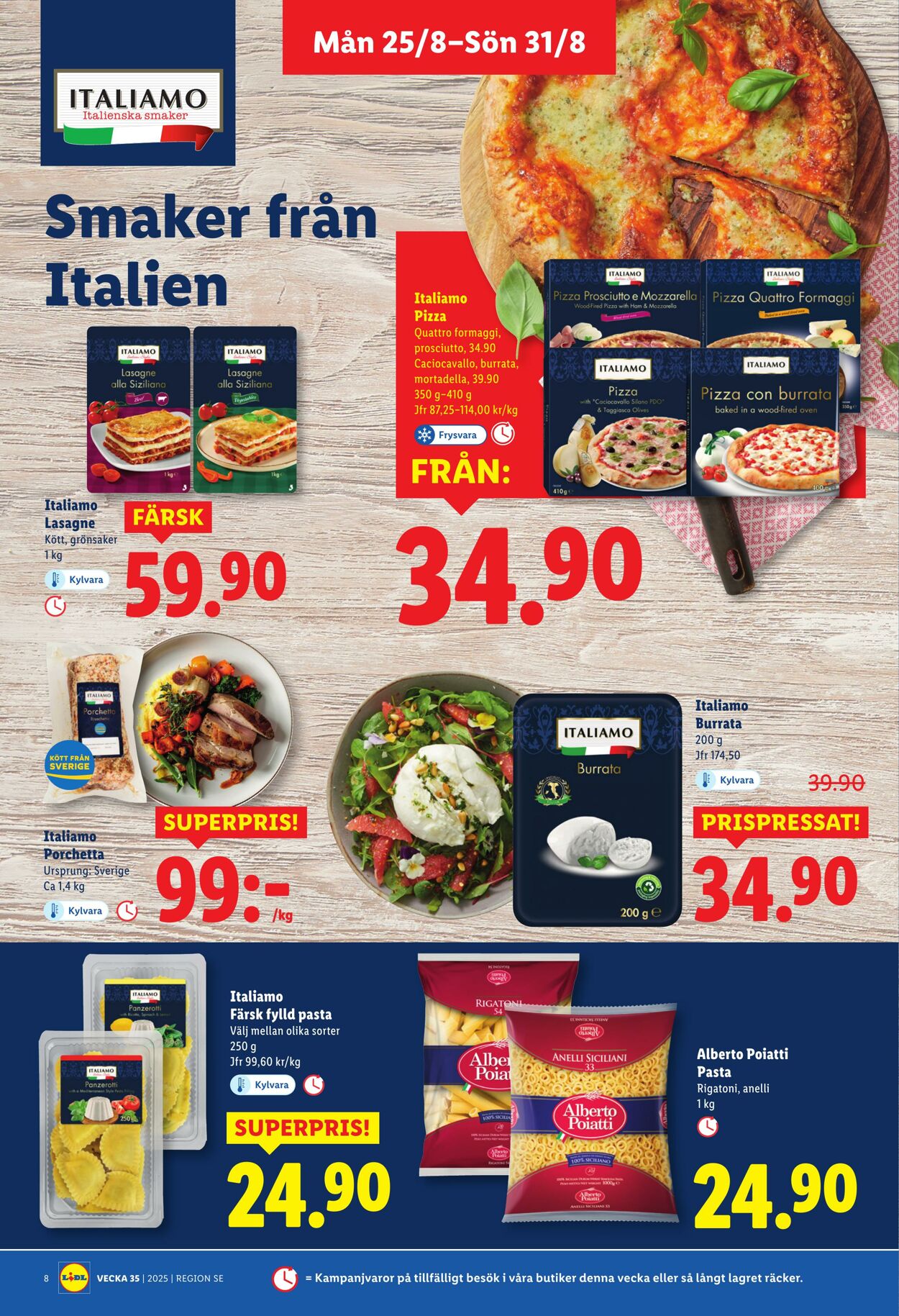 Erbjudanden Lidl 25.08.2025 - 31.08.2025