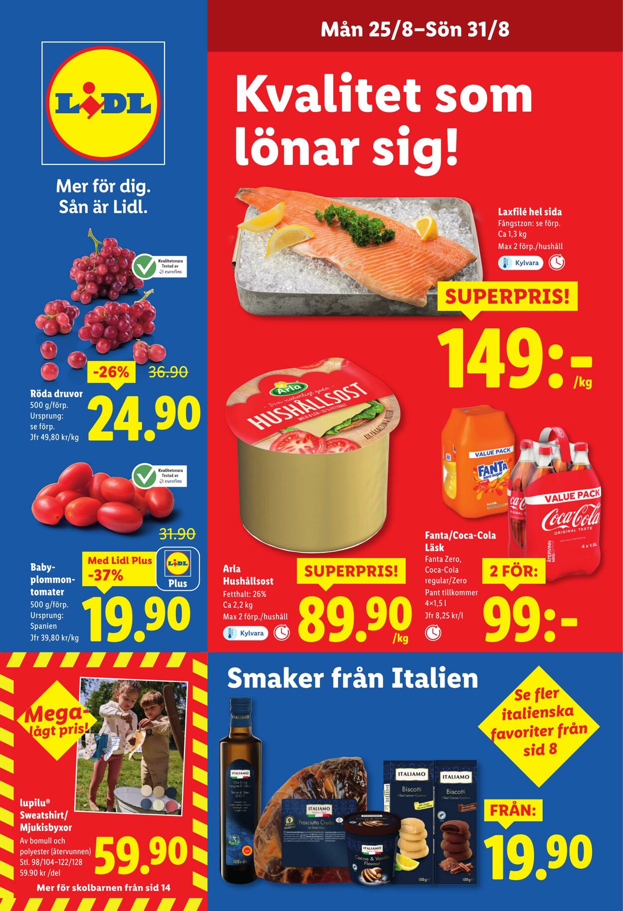 Erbjudanden Lidl 25.08.2025 - 31.08.2025