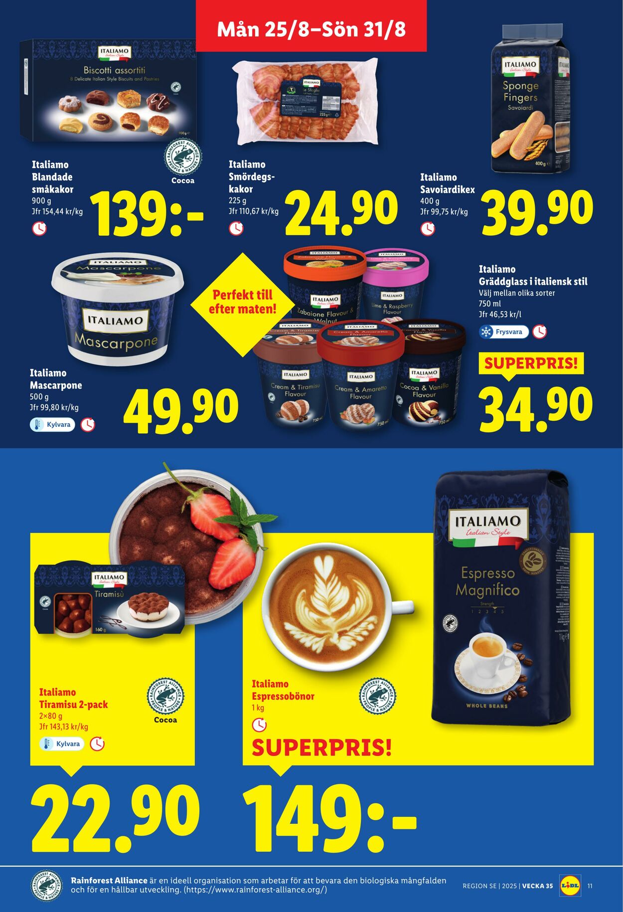 Erbjudanden Lidl 25.08.2025 - 31.08.2025