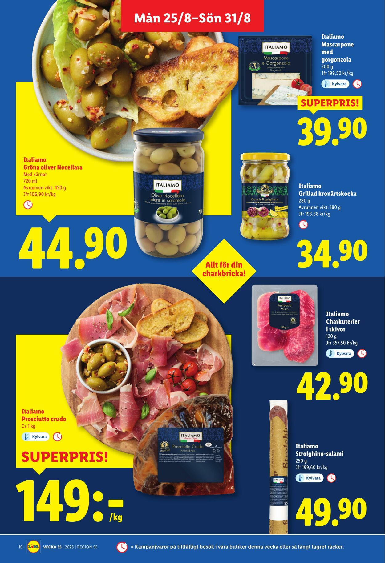 Erbjudanden Lidl 25.08.2025 - 31.08.2025