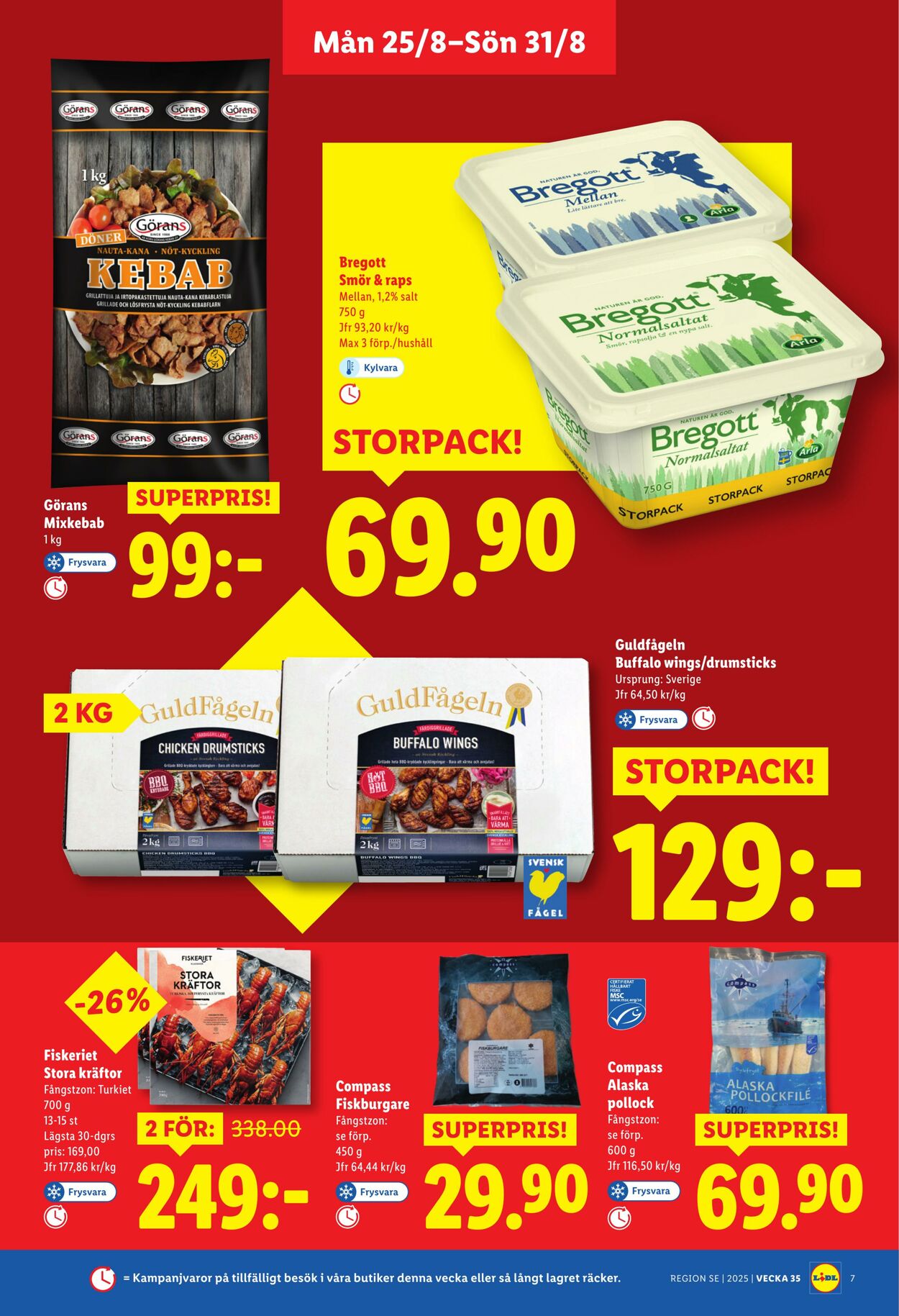 Erbjudanden Lidl 25.08.2025 - 31.08.2025