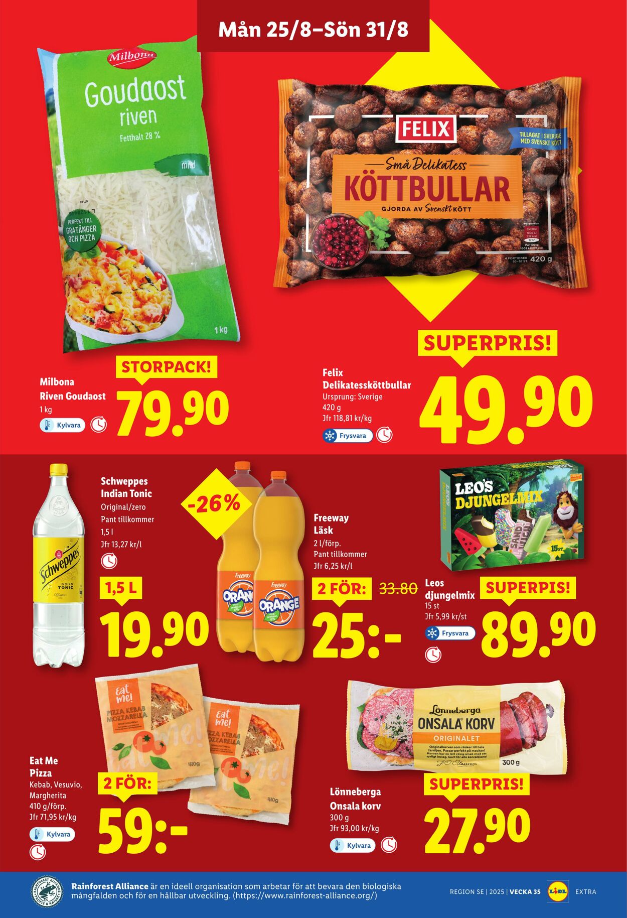 Erbjudanden Lidl 25.08.2025 - 31.08.2025