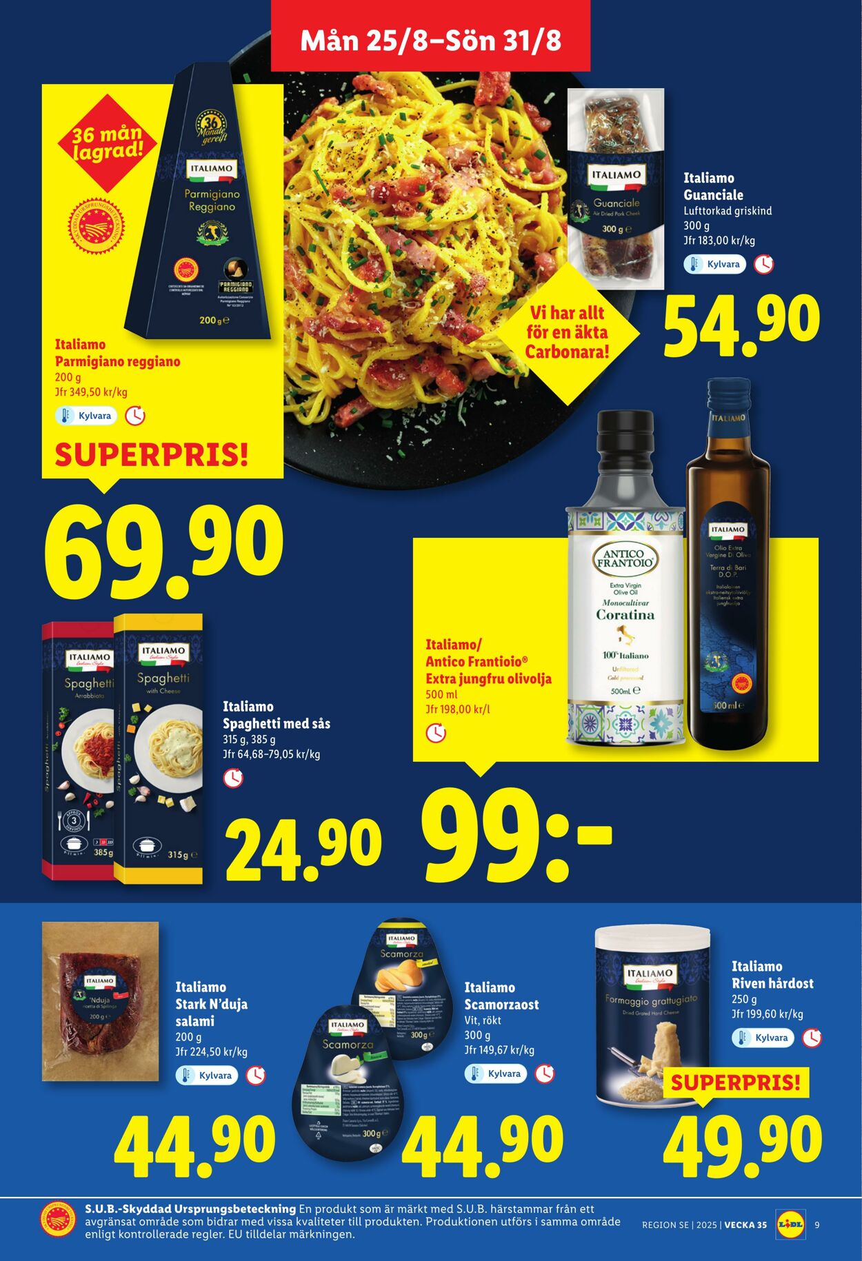 Erbjudanden Lidl 25.08.2025 - 31.08.2025