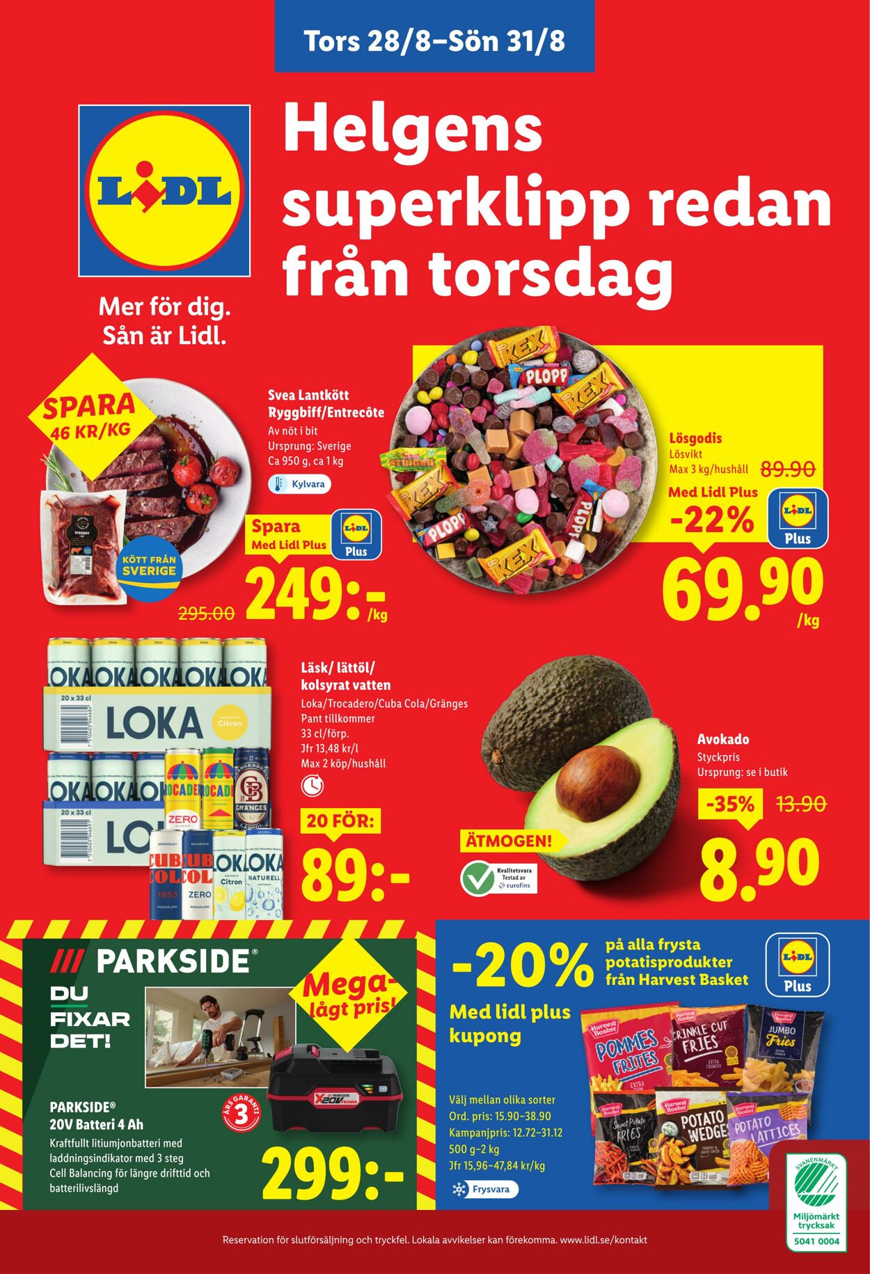 Erbjudanden Lidl 25.08.2025 - 31.08.2025