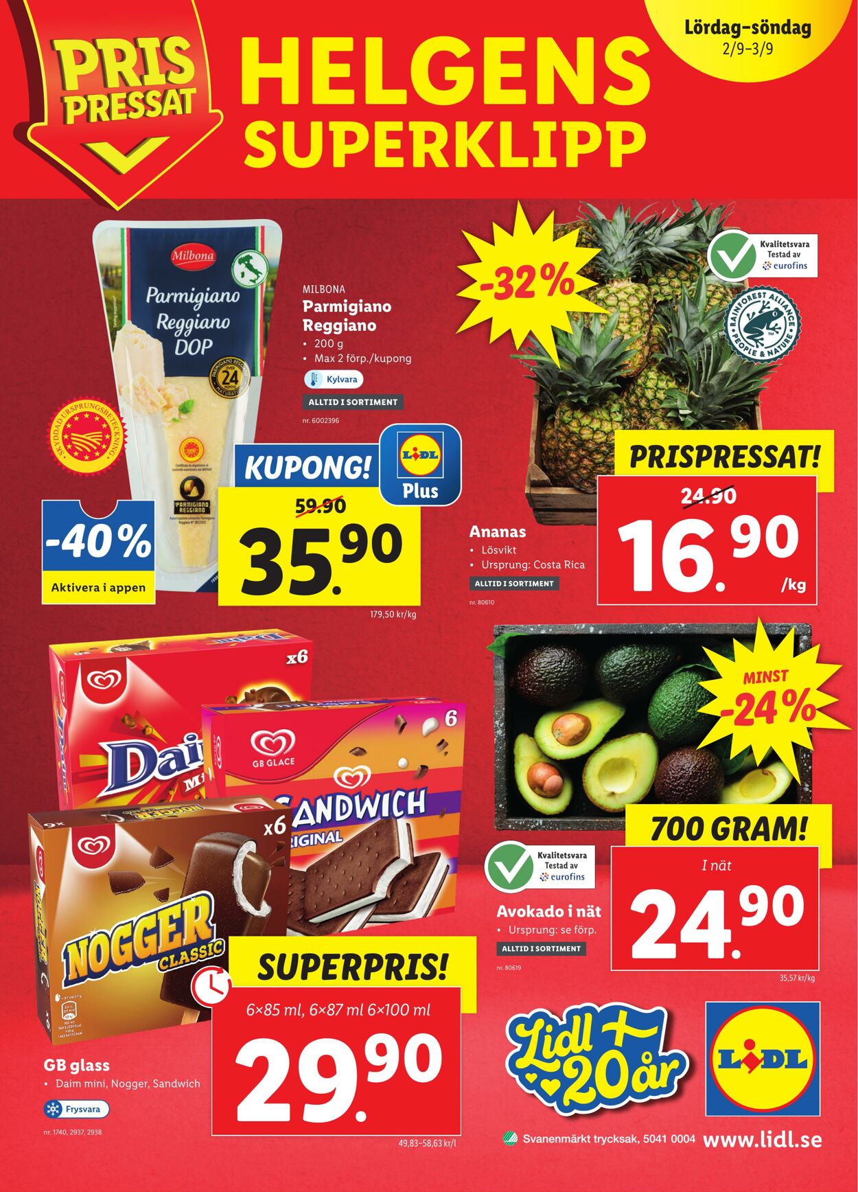 Erbjudanden Lidl 28.08.2023 - 03.09.2023