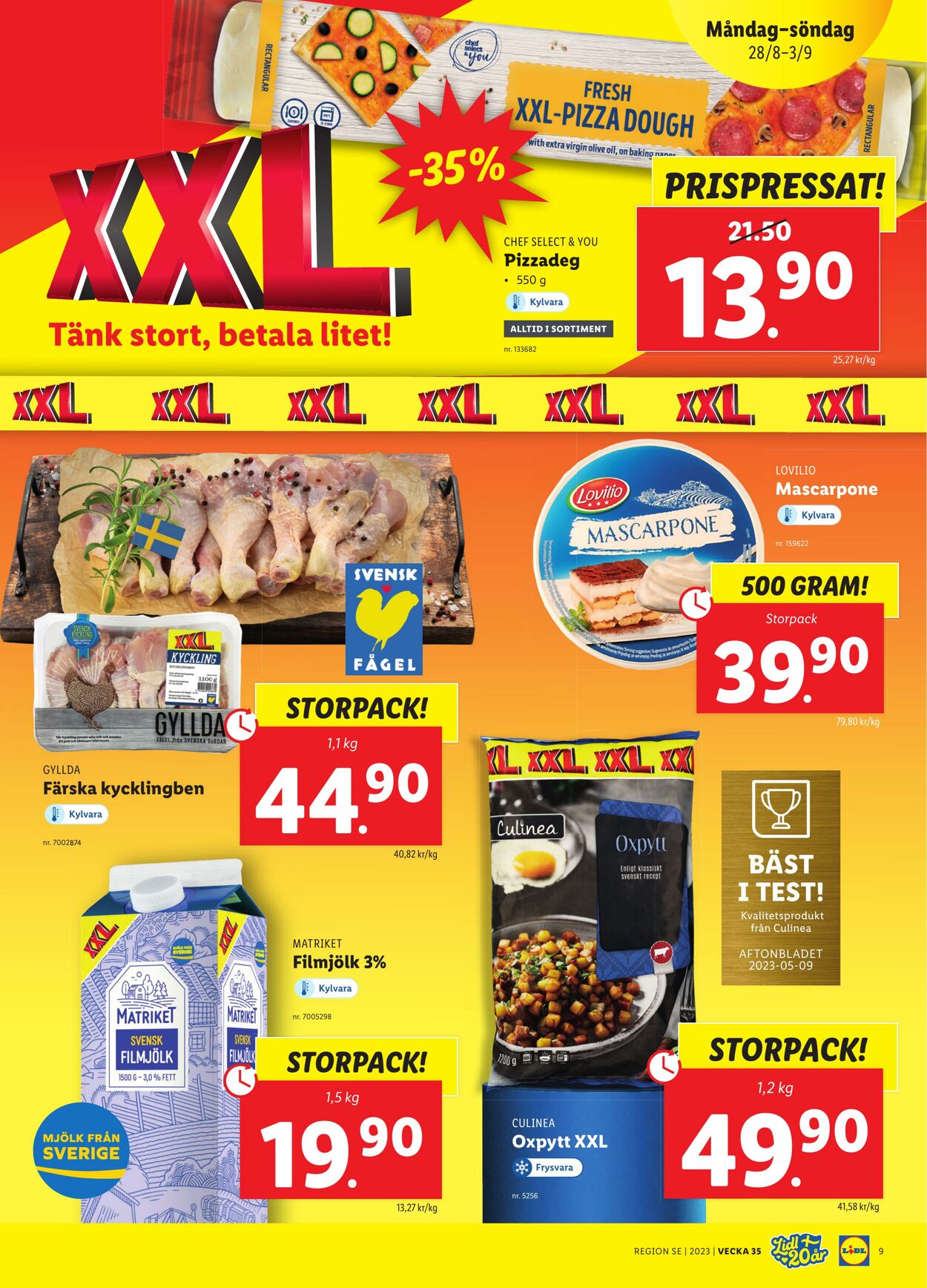 Erbjudanden Lidl 28.08.2023 - 03.09.2023