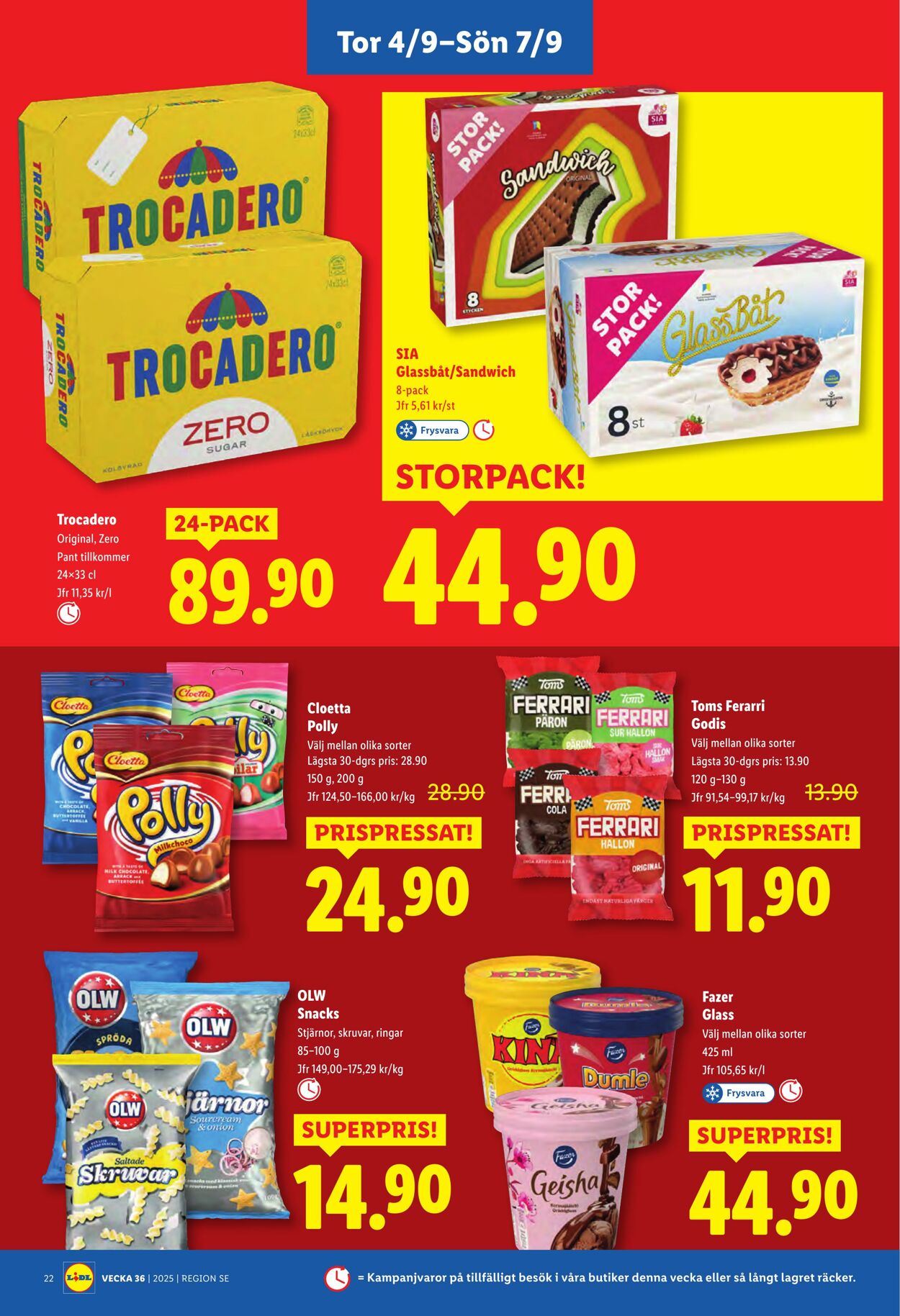 Erbjudanden Lidl 01.09.2025 - 07.09.2025