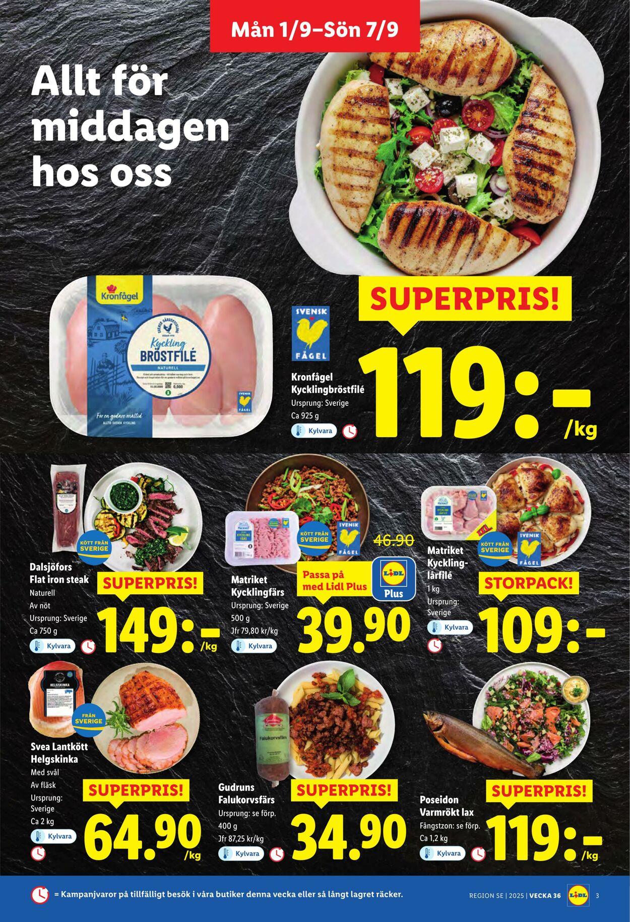 Erbjudanden Lidl 01.09.2025 - 07.09.2025