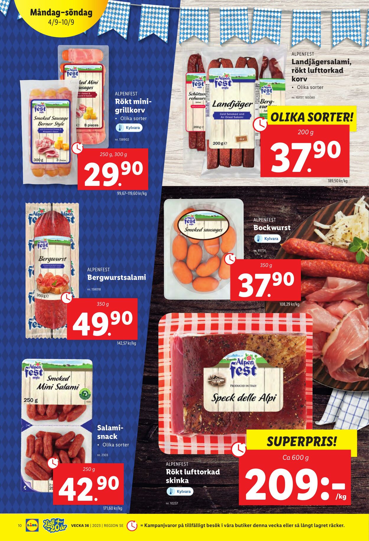 Erbjudanden Lidl 04.09.2023 - 10.09.2023